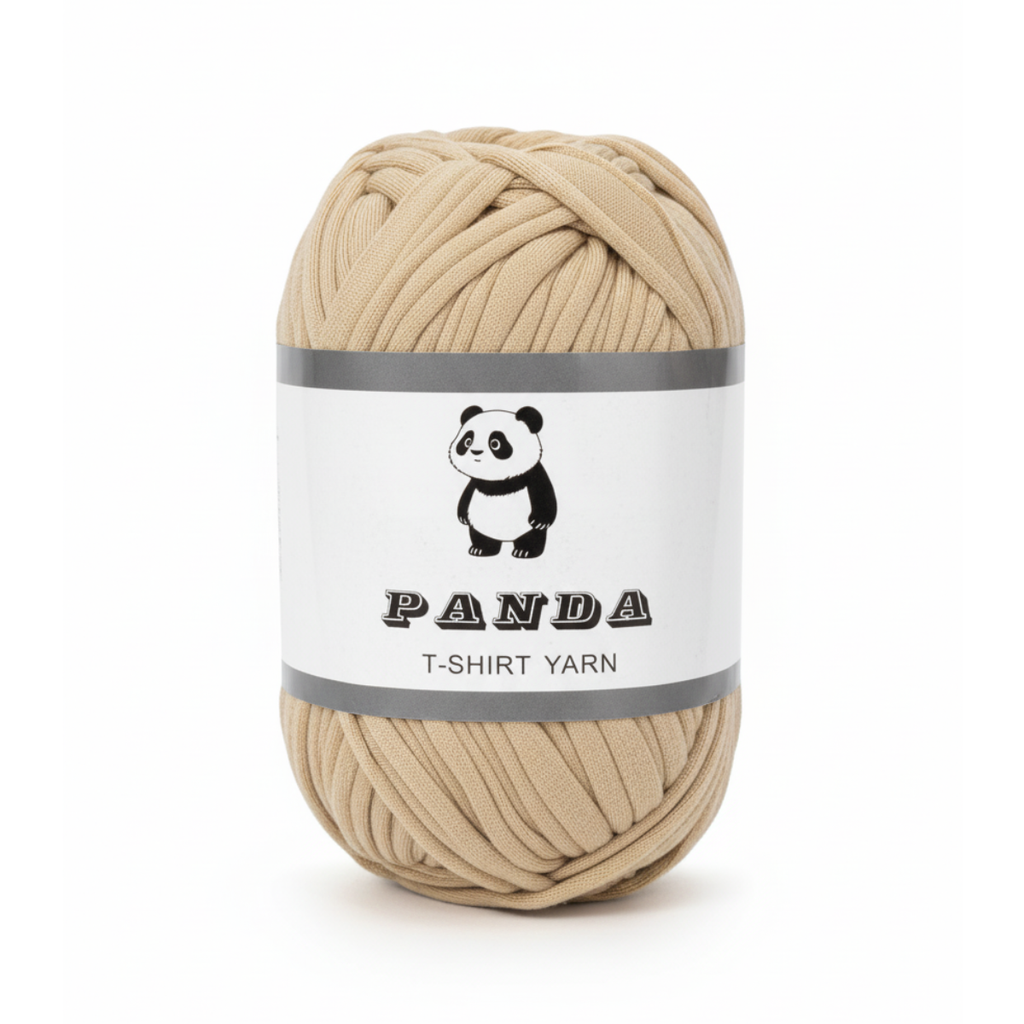Panda T-Shirt Yarn | 100% Polyester | High Stretch Chunky