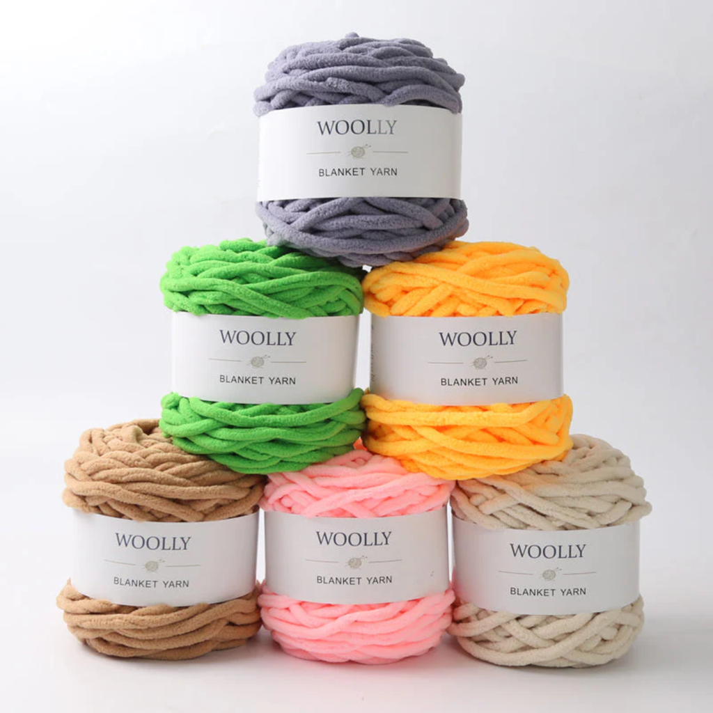 Imported Woolly Blanket Yarn (100g) | Ultra Soft Warm