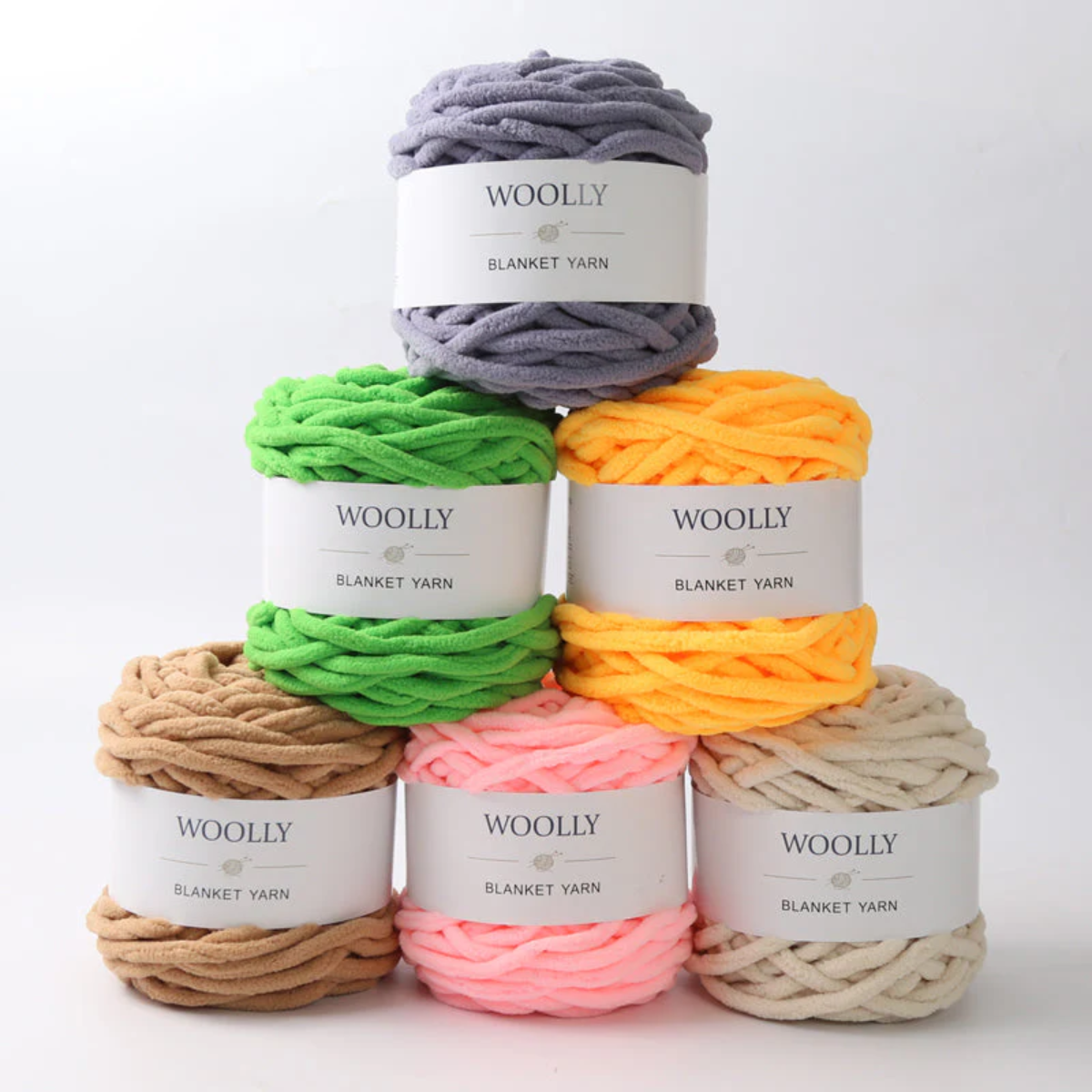 Imported Woolly Blanket Yarn (100g) | Ultra Soft Warm