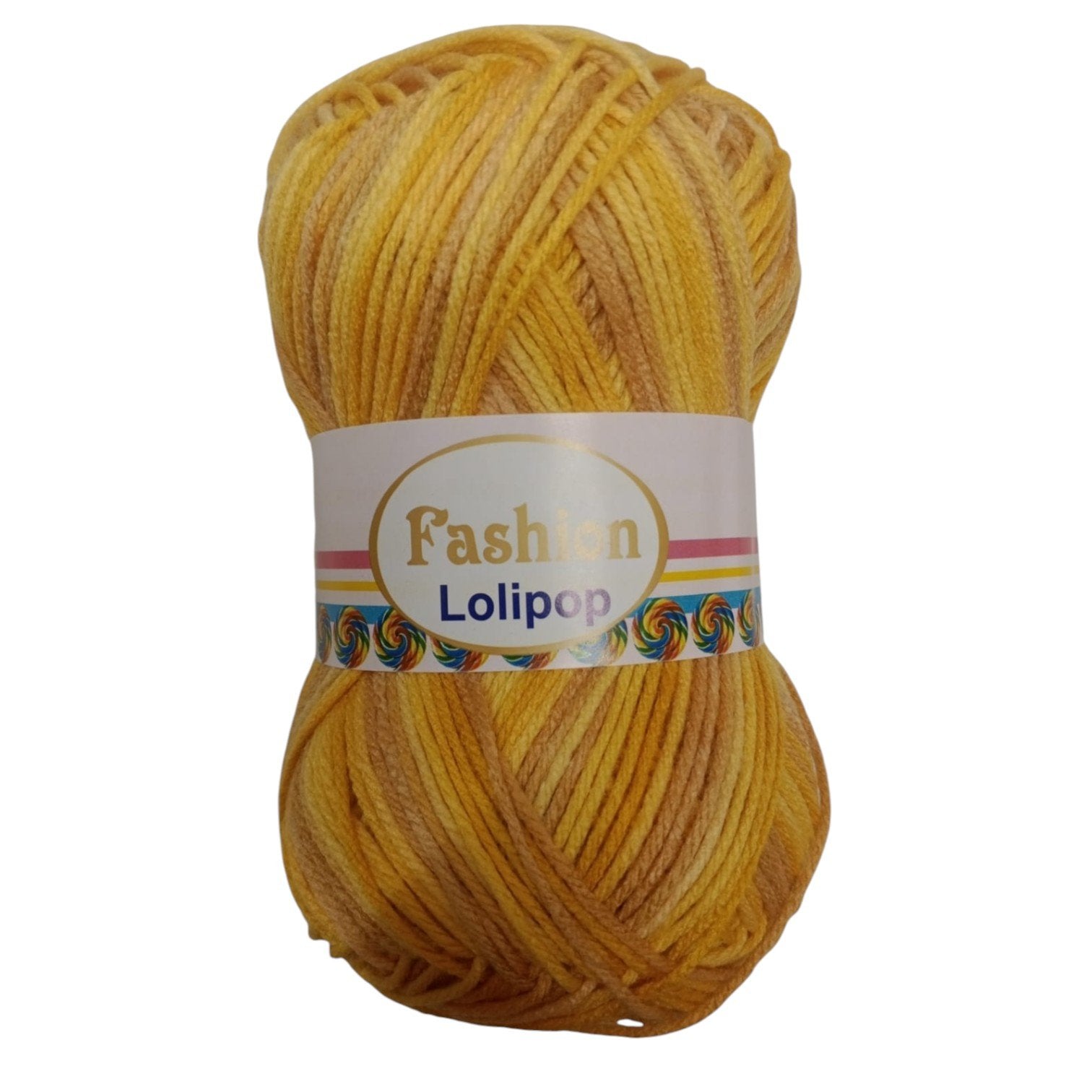 Fashion Lollipop Multi Wool Yarn – Colorful Acrylic Blend | 90–100g