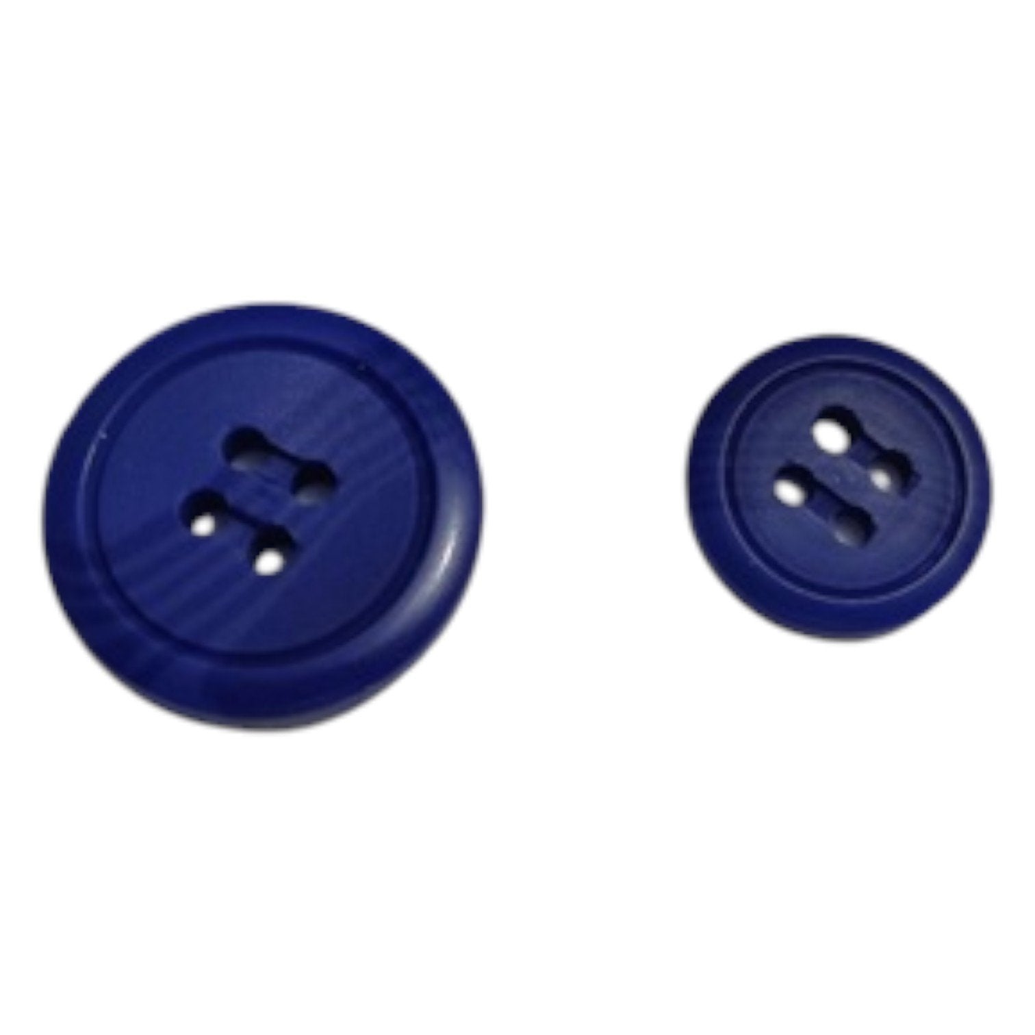 4-Hole Coat Buttons Plastic | Durable 6pc Pack