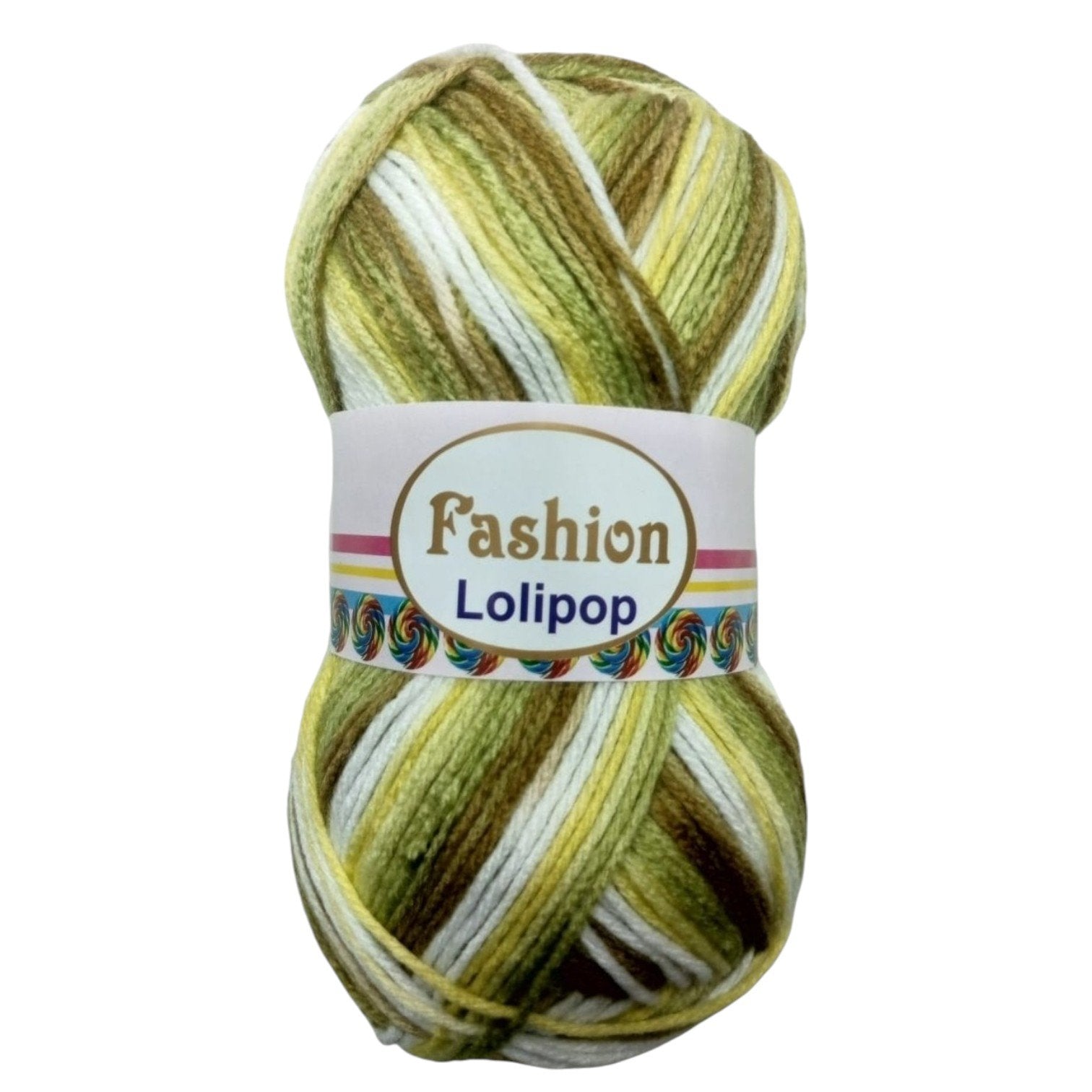 Fashion Lollipop Multi Wool Yarn – Colorful Acrylic Blend | 90–100g