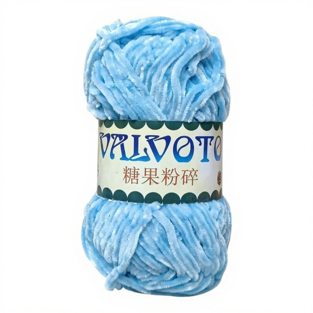 Valvoto Velvet Yarn (80g) | 100% Polyester | Soft & Plush
