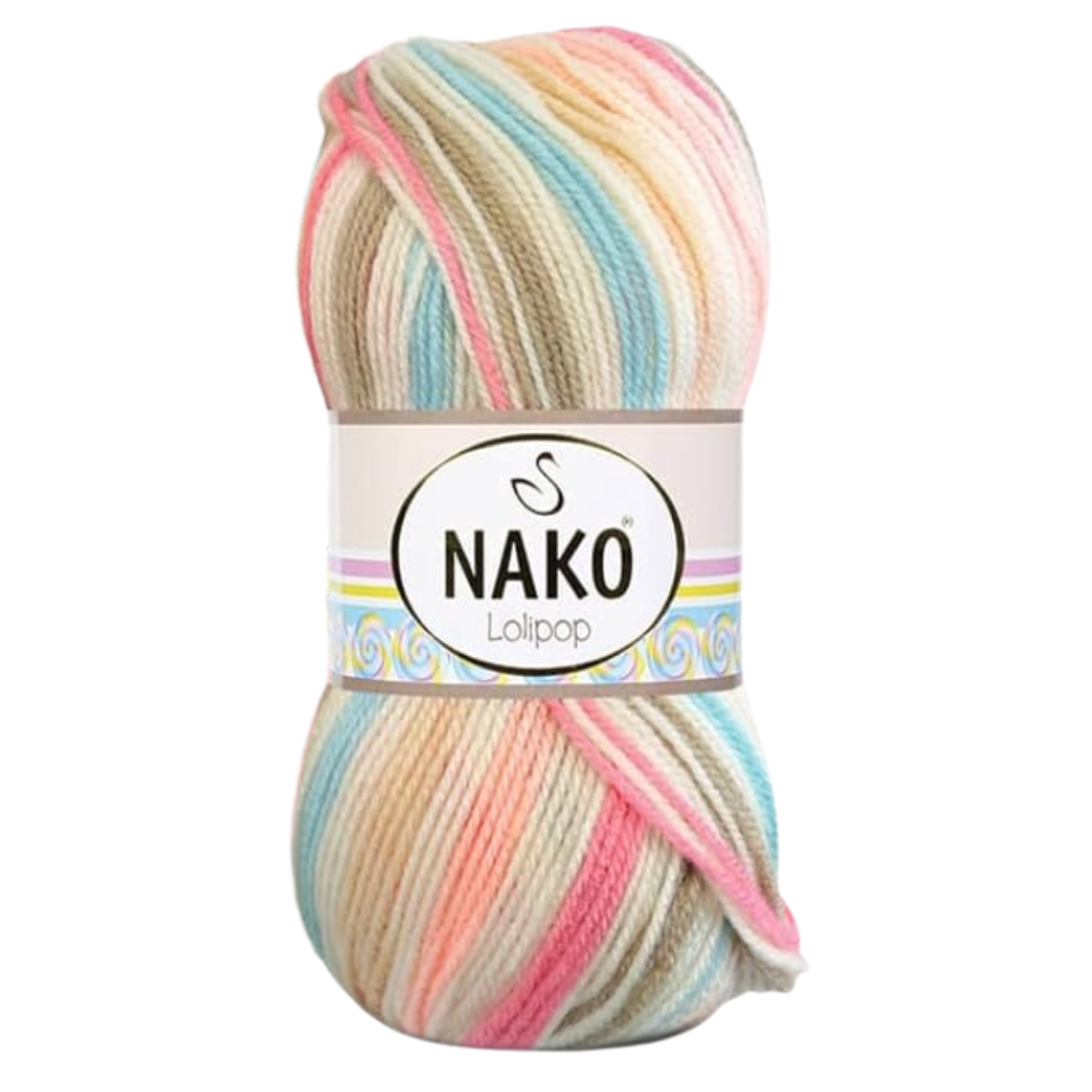 Nako Lolipop Yarn | Premium Multicolour DK