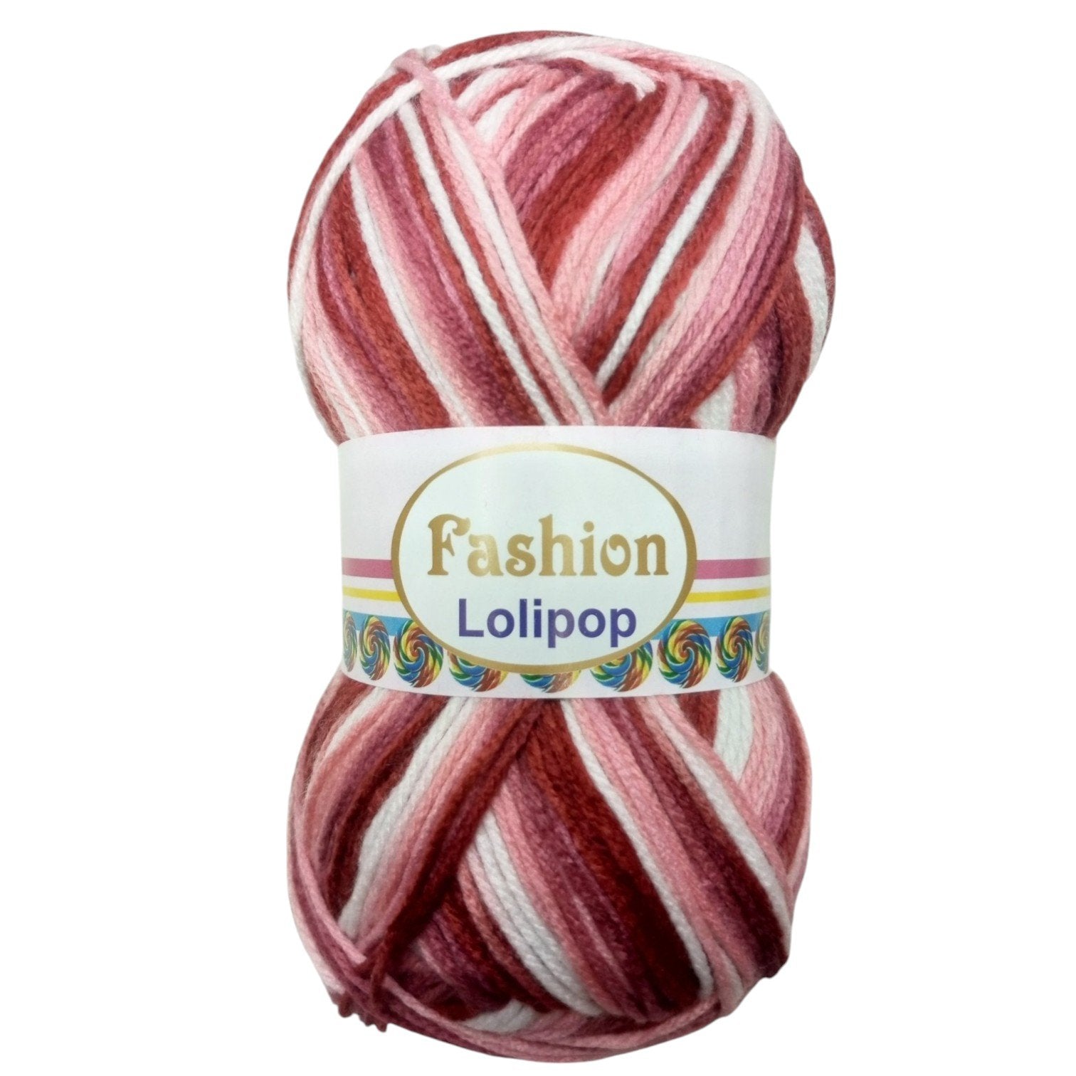 Fashion Lollipop Multi Wool Yarn – Colorful Acrylic Blend | 90–100g