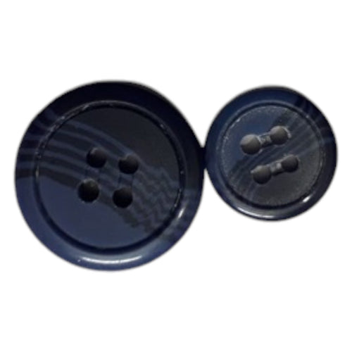 4-Hole Coat Buttons Plastic | Durable 6pc Pack