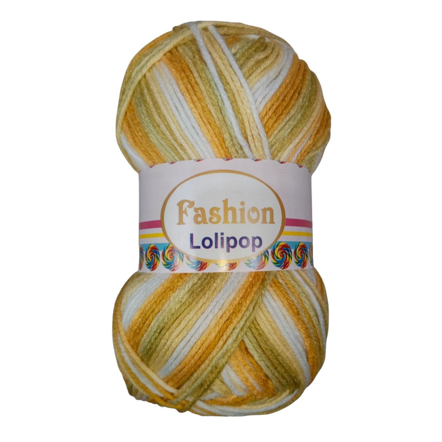 Fashion Lollipop Multi Wool Yarn – Colorful Acrylic Blend | 90–100g