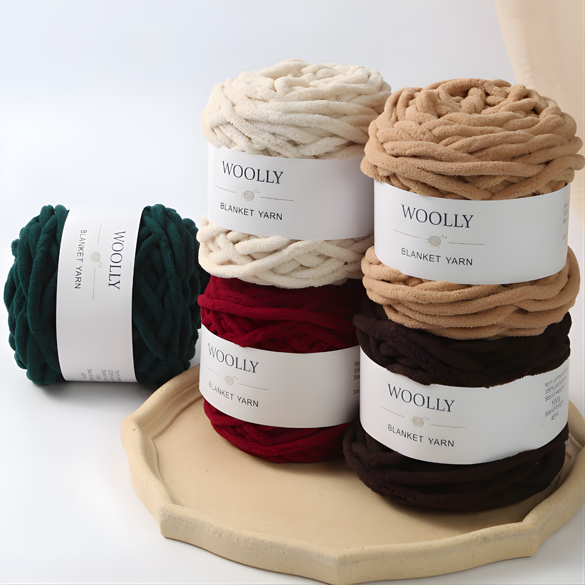 Imported Woolly Blanket Yarn (100g) | Ultra Soft Warm