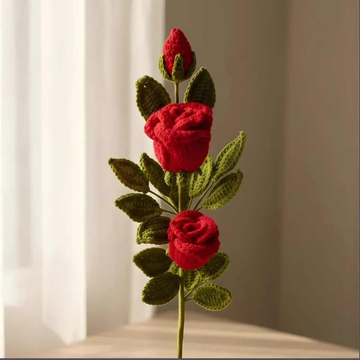 Handmade Wool Flower (1pc) | Home Decor & Unique Gift