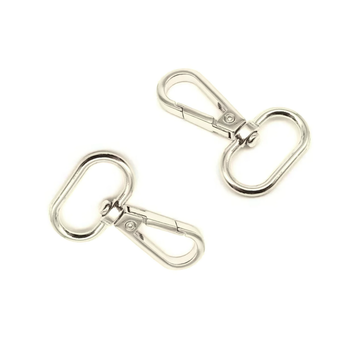 Clasp Hook Chain Lock Set (2 Pcs) – Silver