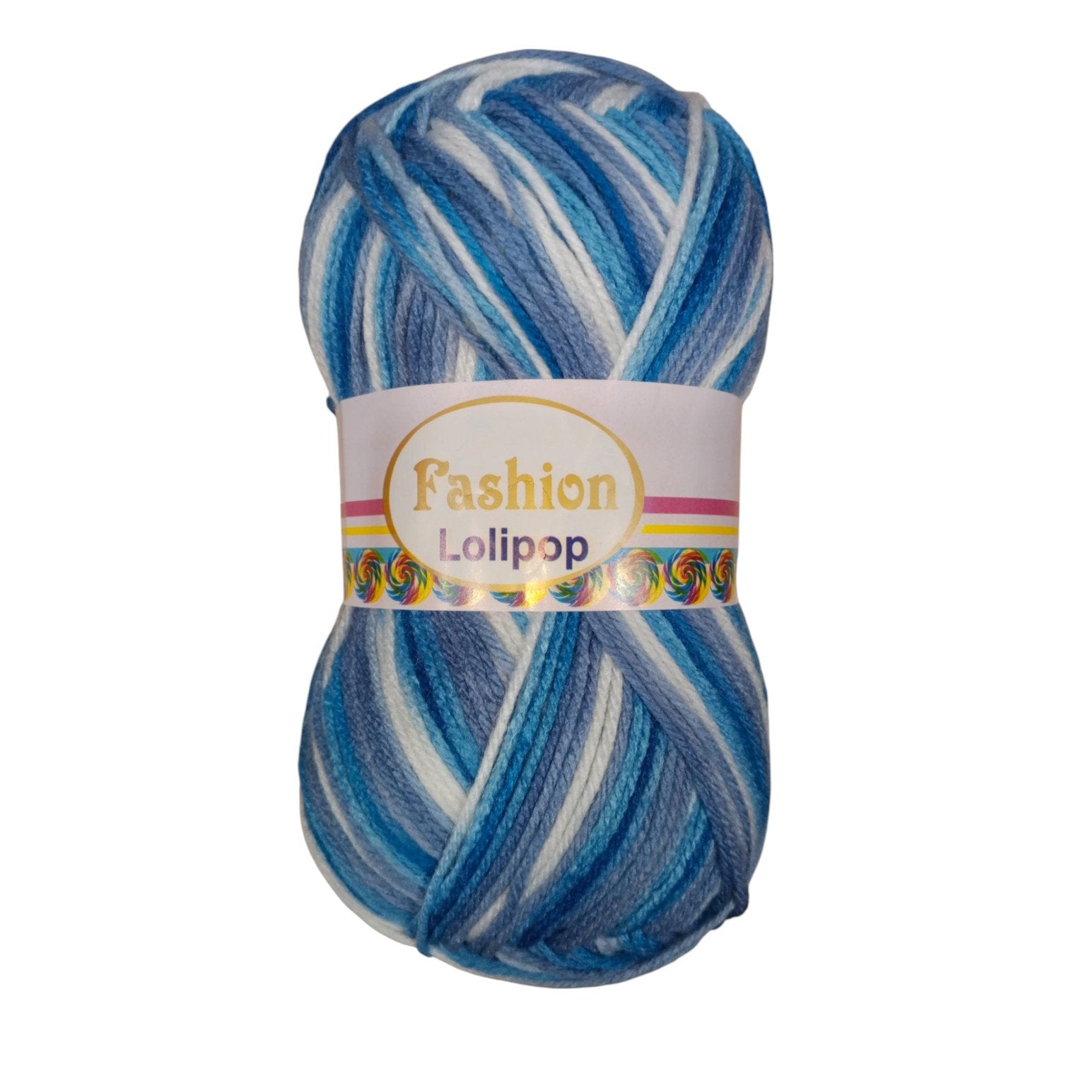 Fashion Lollipop Multi Wool Yarn – Colorful Acrylic Blend | 90–100g