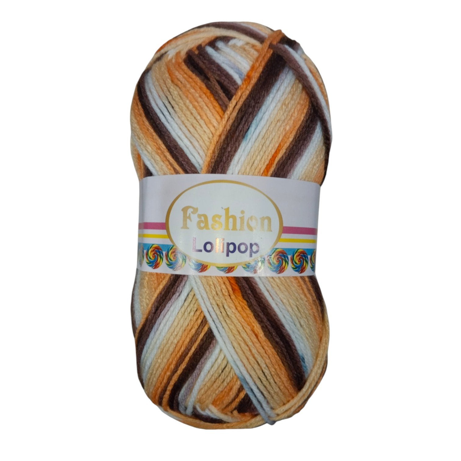 Fashion Lollipop Multi Wool Yarn – Colorful Acrylic Blend | 90–100g