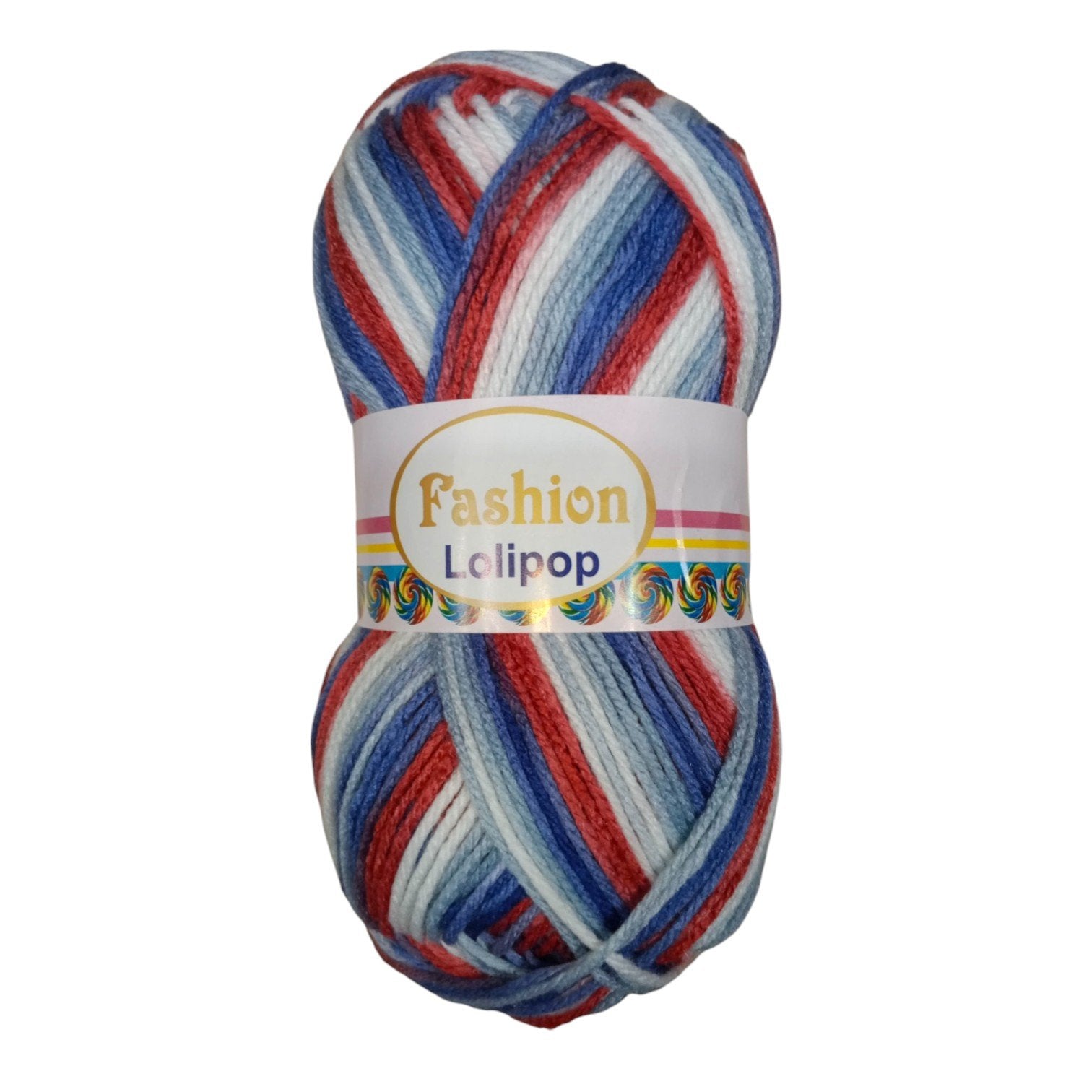 Fashion Lollipop Multi Wool Yarn – Colorful Acrylic Blend | 90–100g