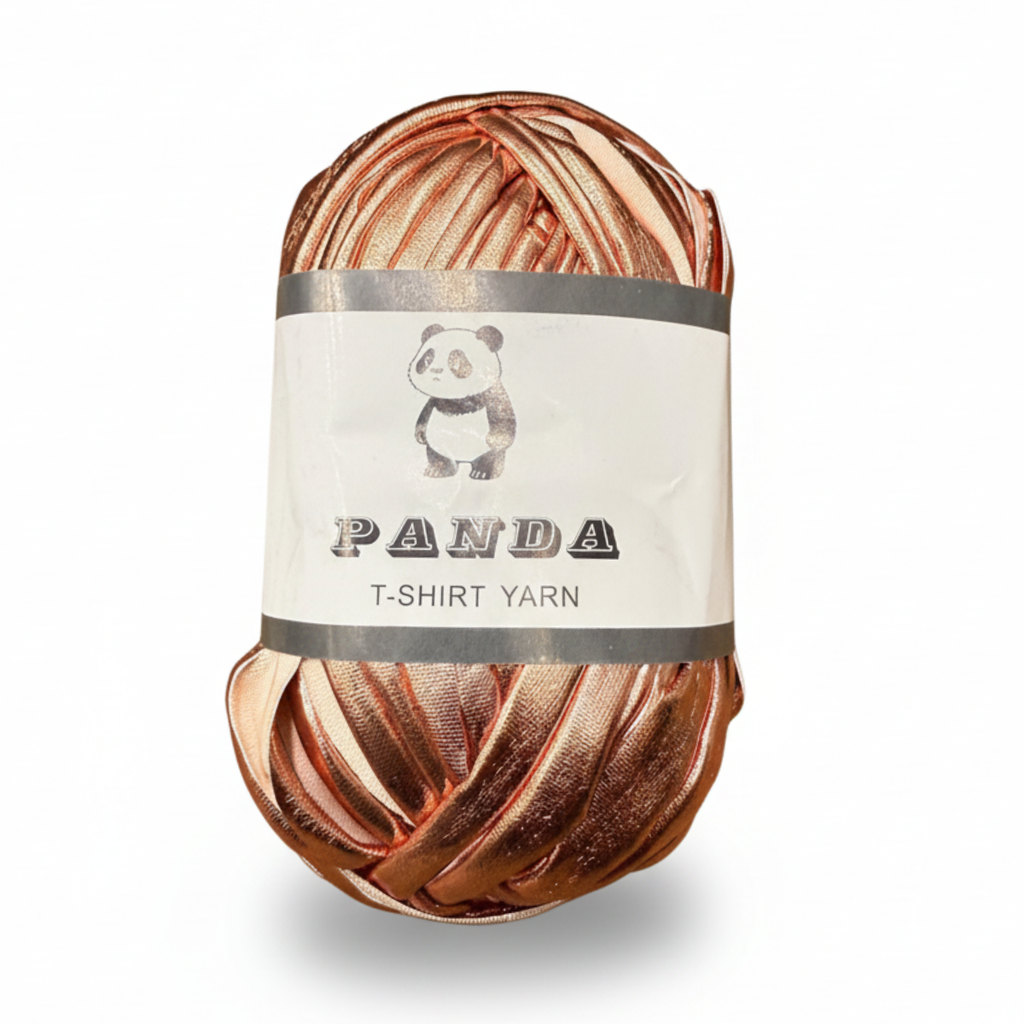 Metallic T-Shirt Yarn Chunky | Cotton Milk Fiber Blend