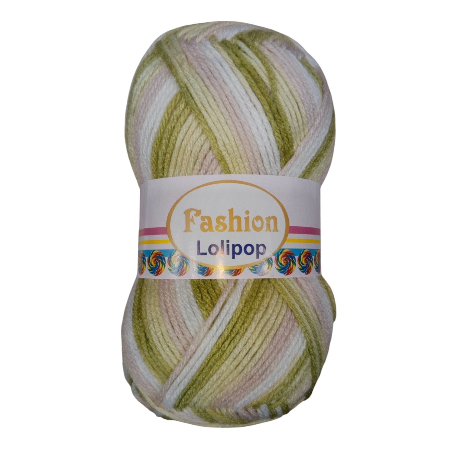 Fashion Lollipop Multi Wool Yarn – Colorful Acrylic Blend | 90–100g
