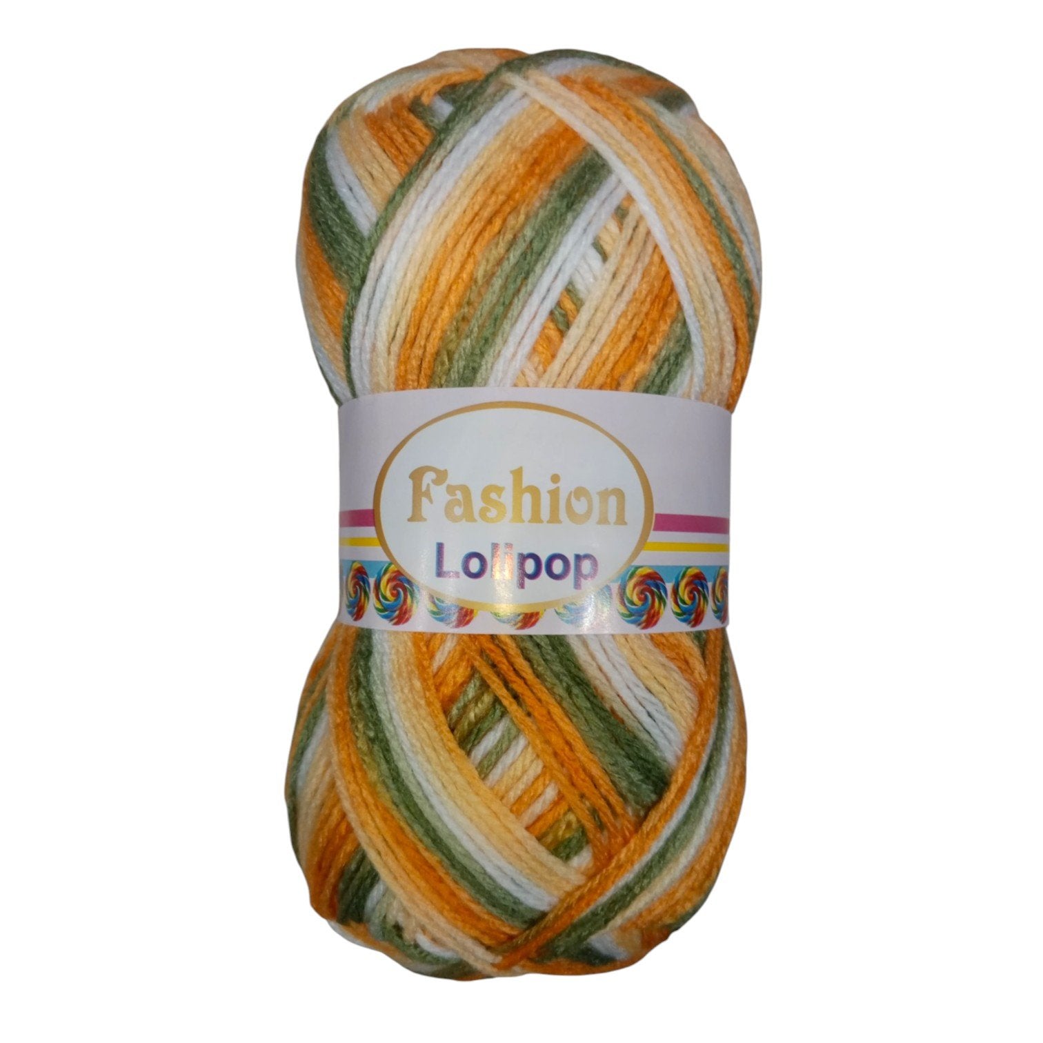Fashion Lollipop Multi Wool Yarn – Colorful Acrylic Blend | 90–100g