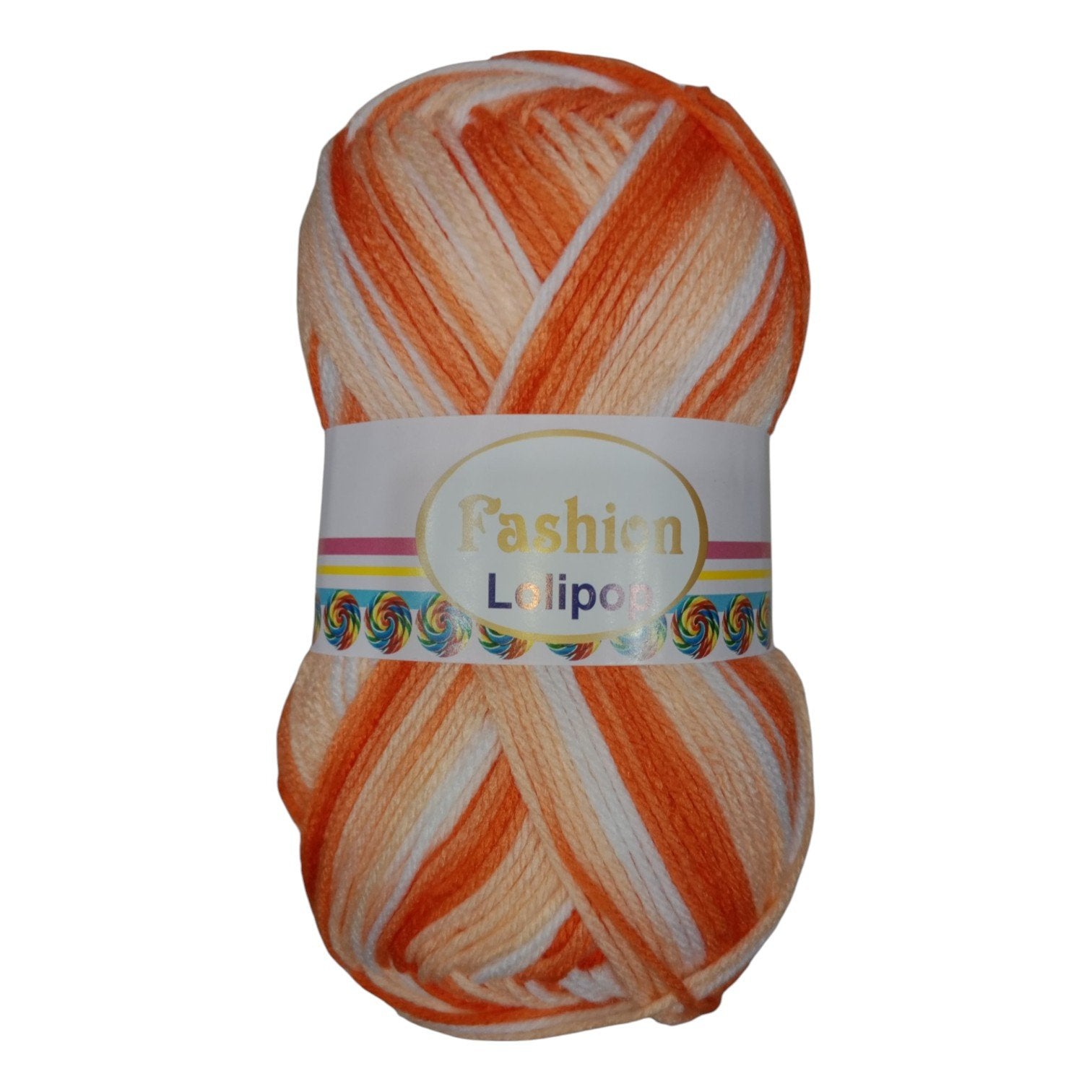 Fashion Lollipop Multi Wool Yarn – Colorful Acrylic Blend | 90–100g