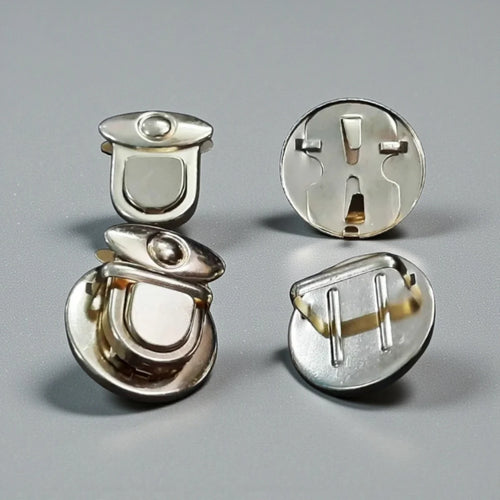 30mm Metal Push Lock | Secure Closure for Bags & Purses
