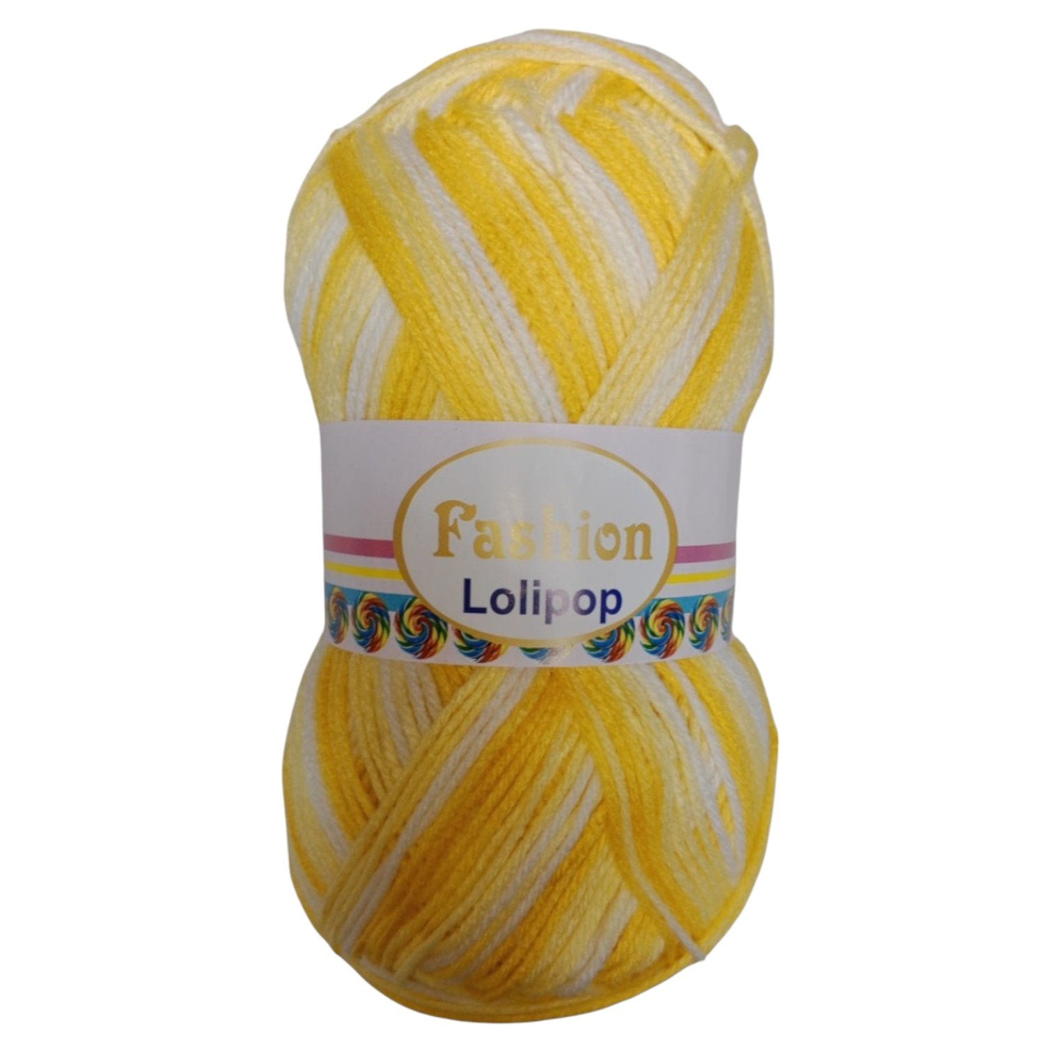 Fashion Lollipop Multi Wool Yarn – Colorful Acrylic Blend | 90–100g