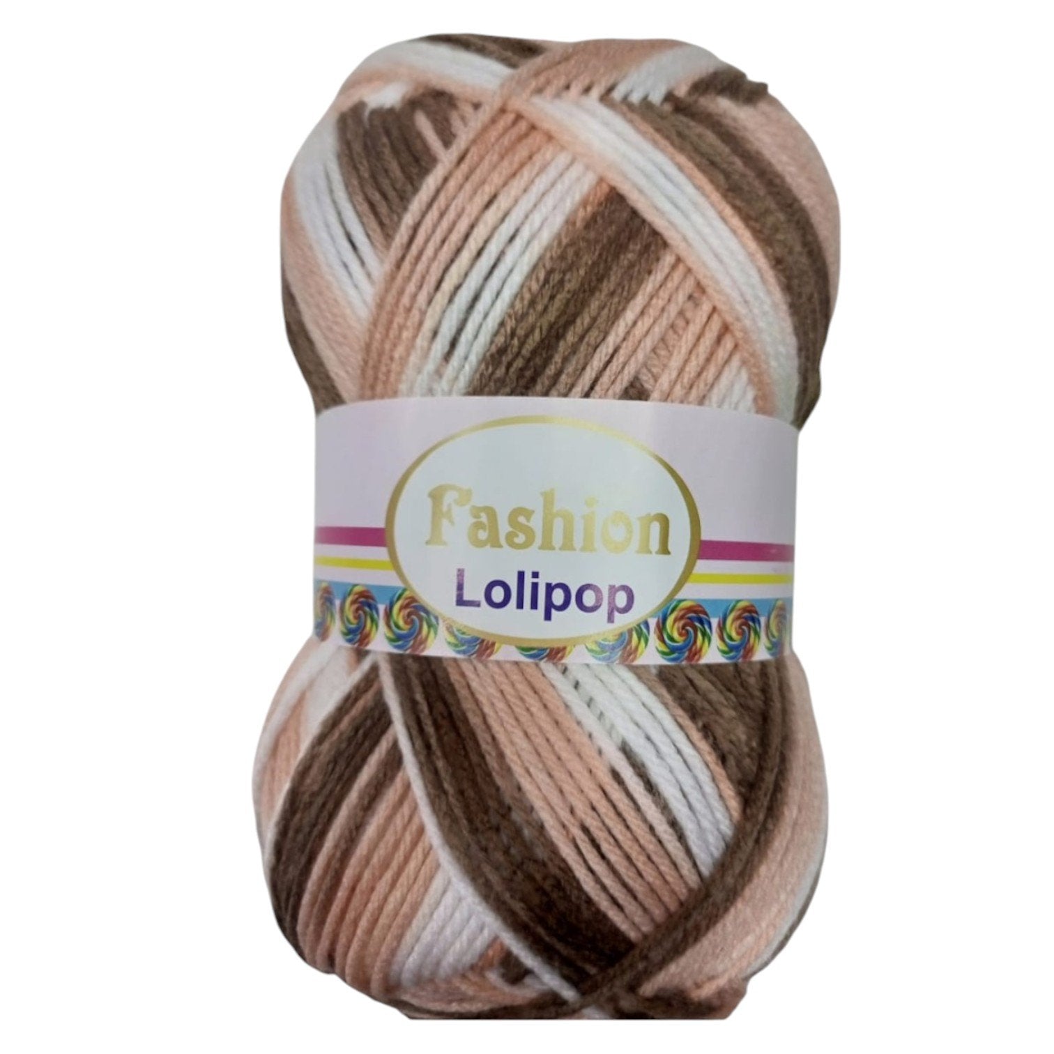 Fashion Lollipop Multi Wool Yarn – Colorful Acrylic Blend | 90–100g