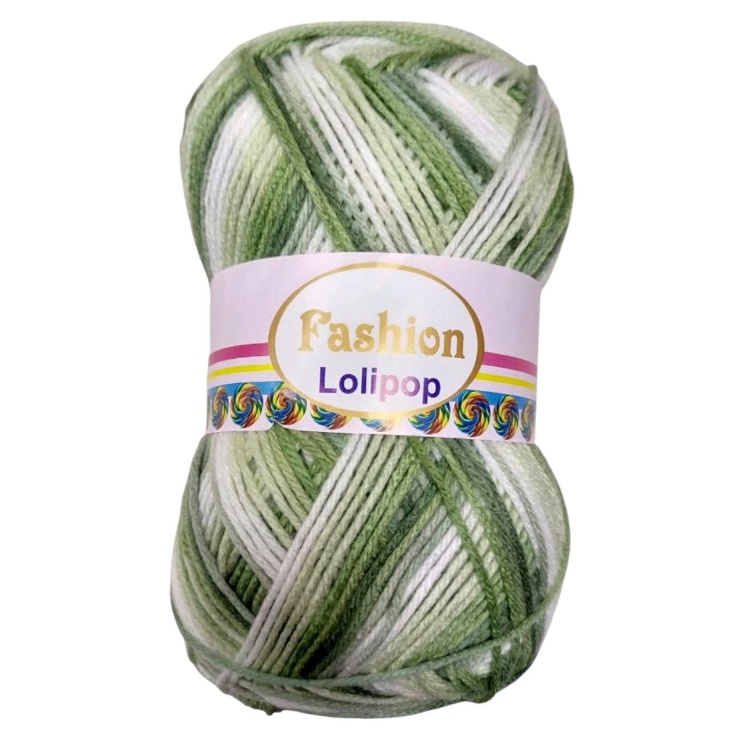 Fashion Lollipop Multi Wool Yarn – Colorful Acrylic Blend | 90–100g