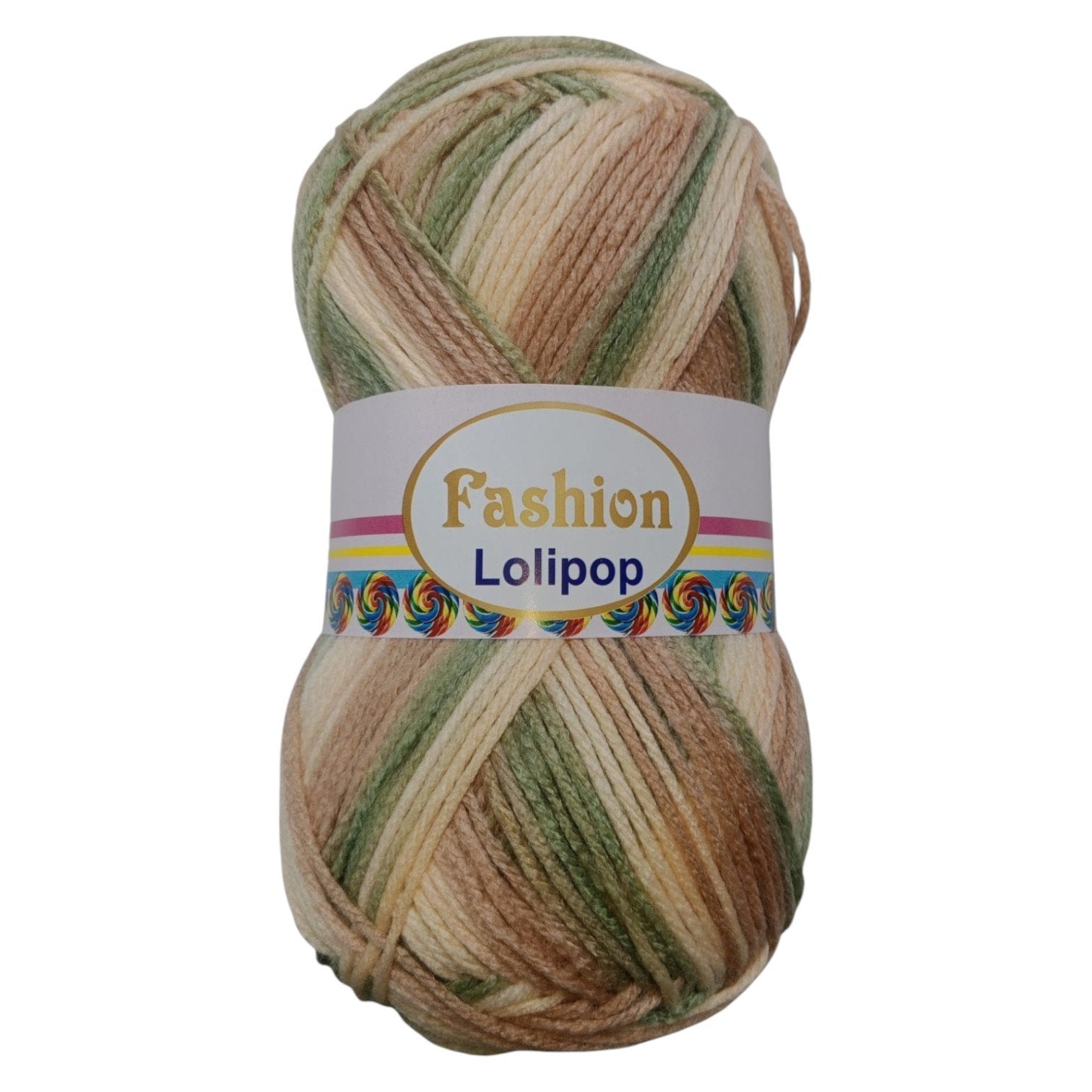 Fashion Lollipop Multi Wool Yarn – Colorful Acrylic Blend | 90–100g