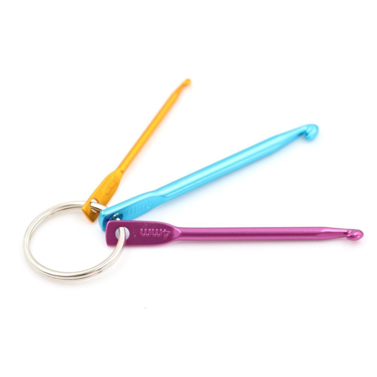 Aluminum Crochet Keychain Set – Crochet On-the-Go