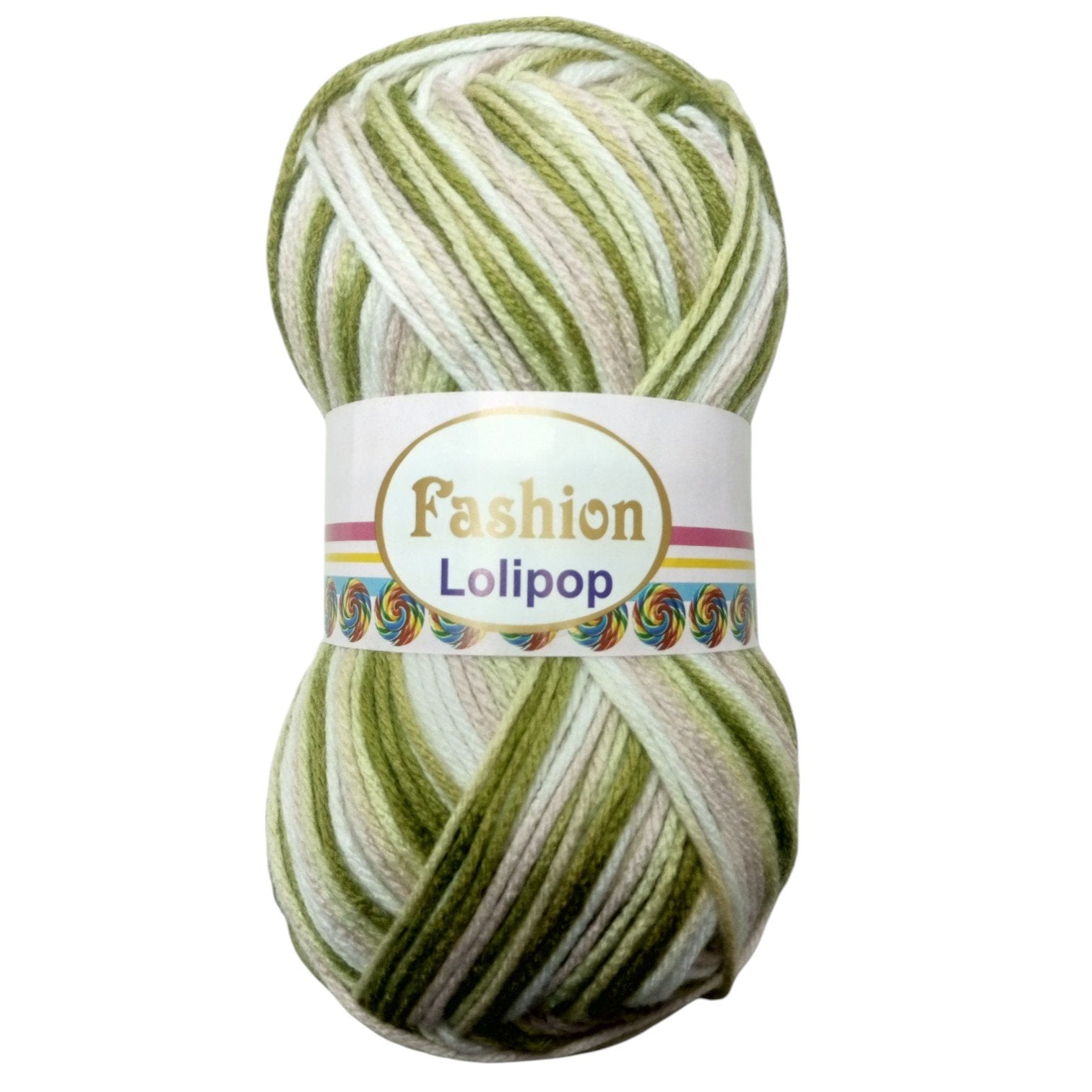 Fashion Lollipop Multi Wool Yarn – Colorful Acrylic Blend | 90–100g