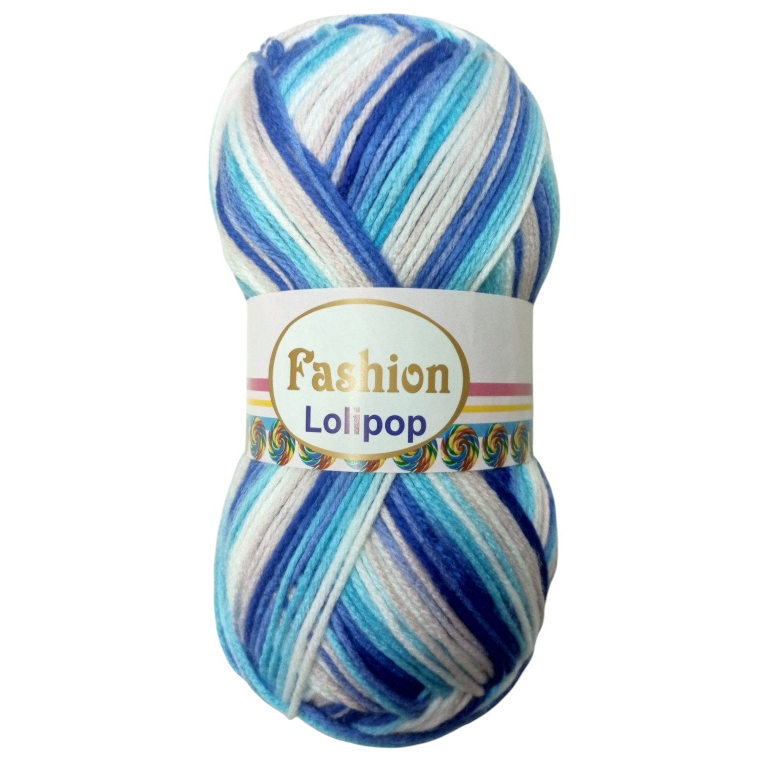Fashion Lollipop Multi Wool Yarn – Colorful Acrylic Blend | 90–100g