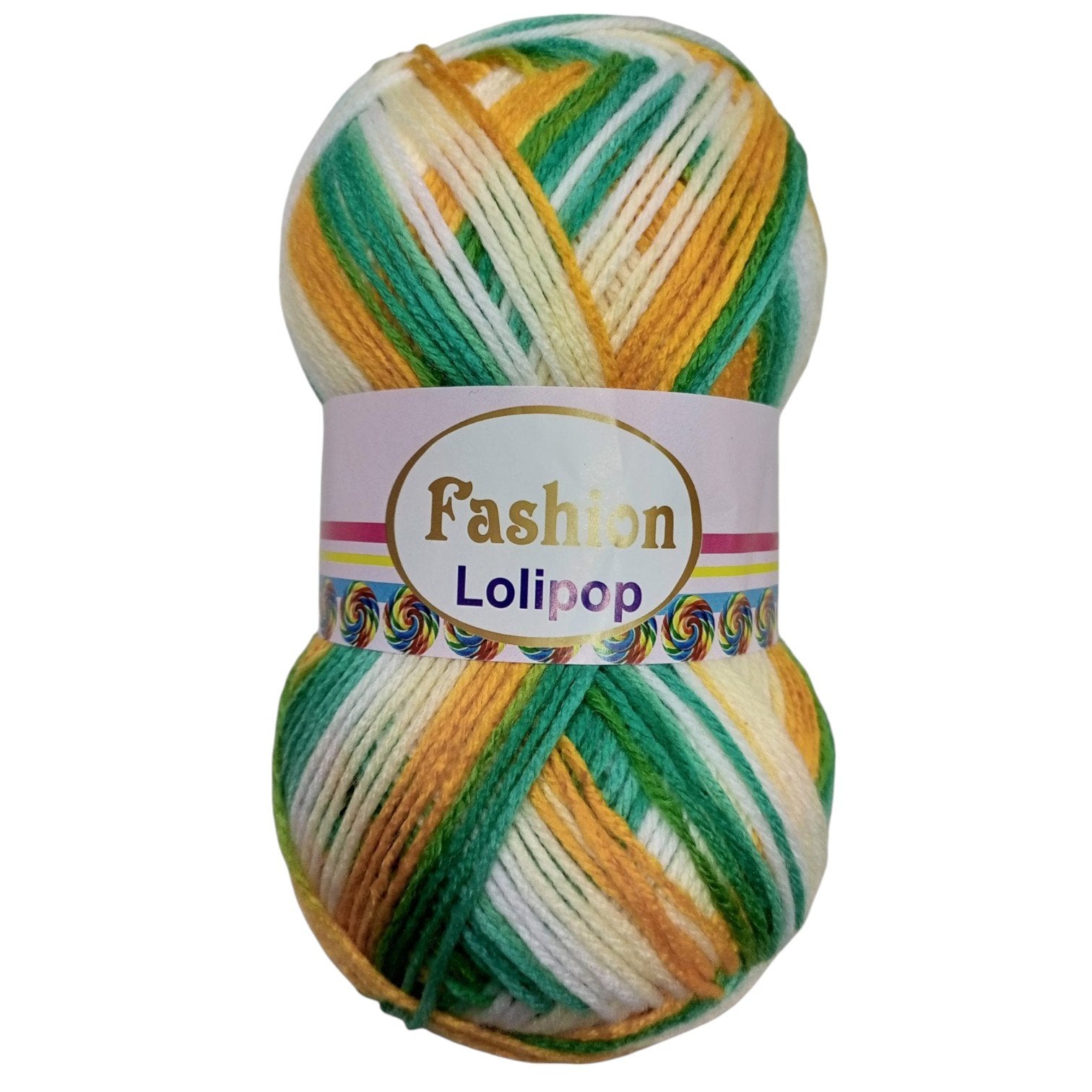 Fashion Lollipop Multi Wool Yarn – Colorful Acrylic Blend | 90–100g
