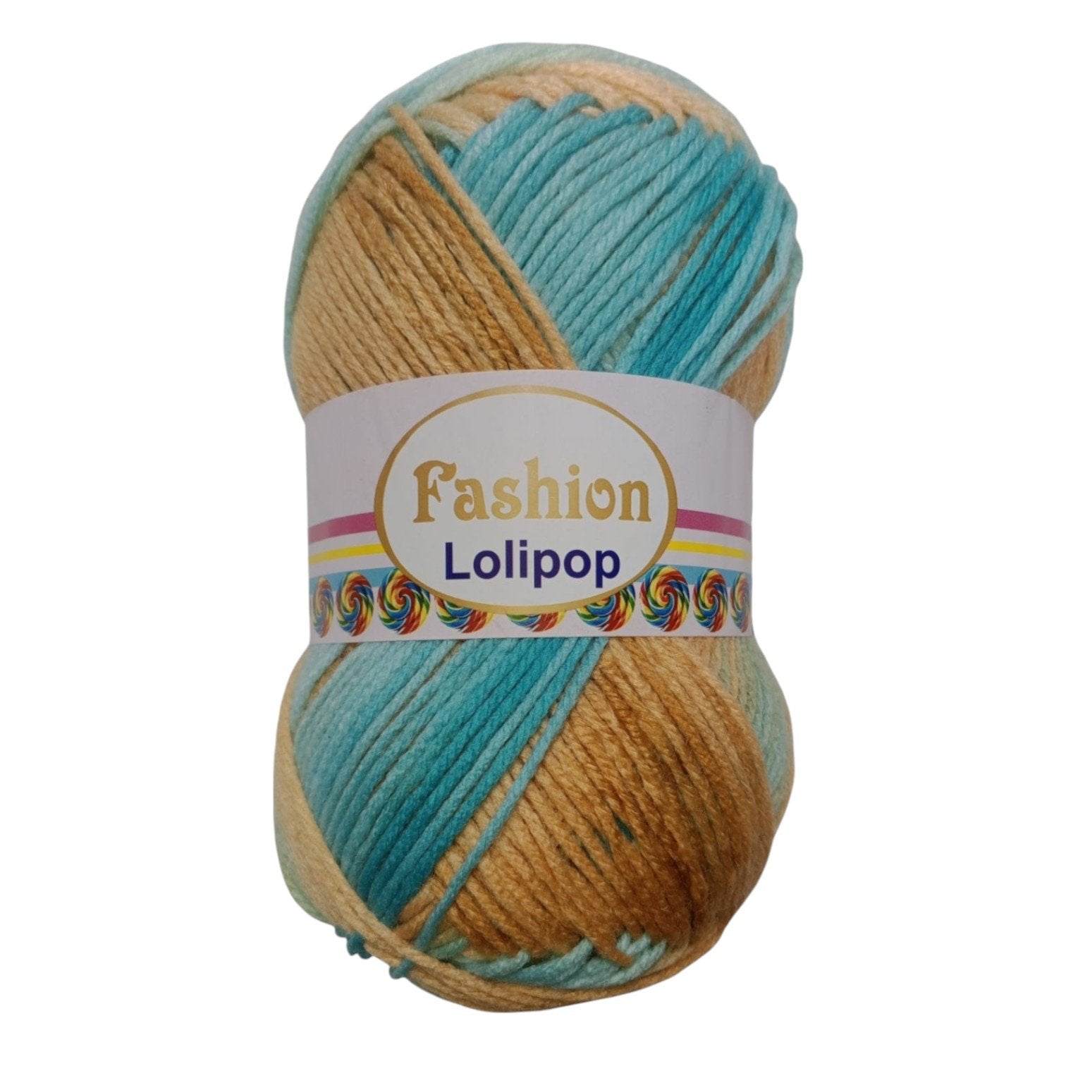 Fashion Lollipop Multi Wool Yarn – Colorful Acrylic Blend | 90–100g