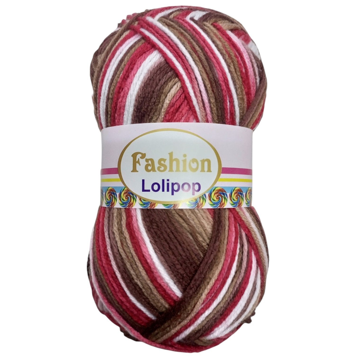 Fashion Lollipop Multi Wool Yarn – Colorful Acrylic Blend | 90–100g