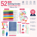 52 Pcs Knitting Crochet Accessories Set