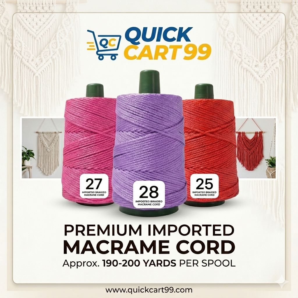 Premium Imported 3mm Macrame Cord Spool