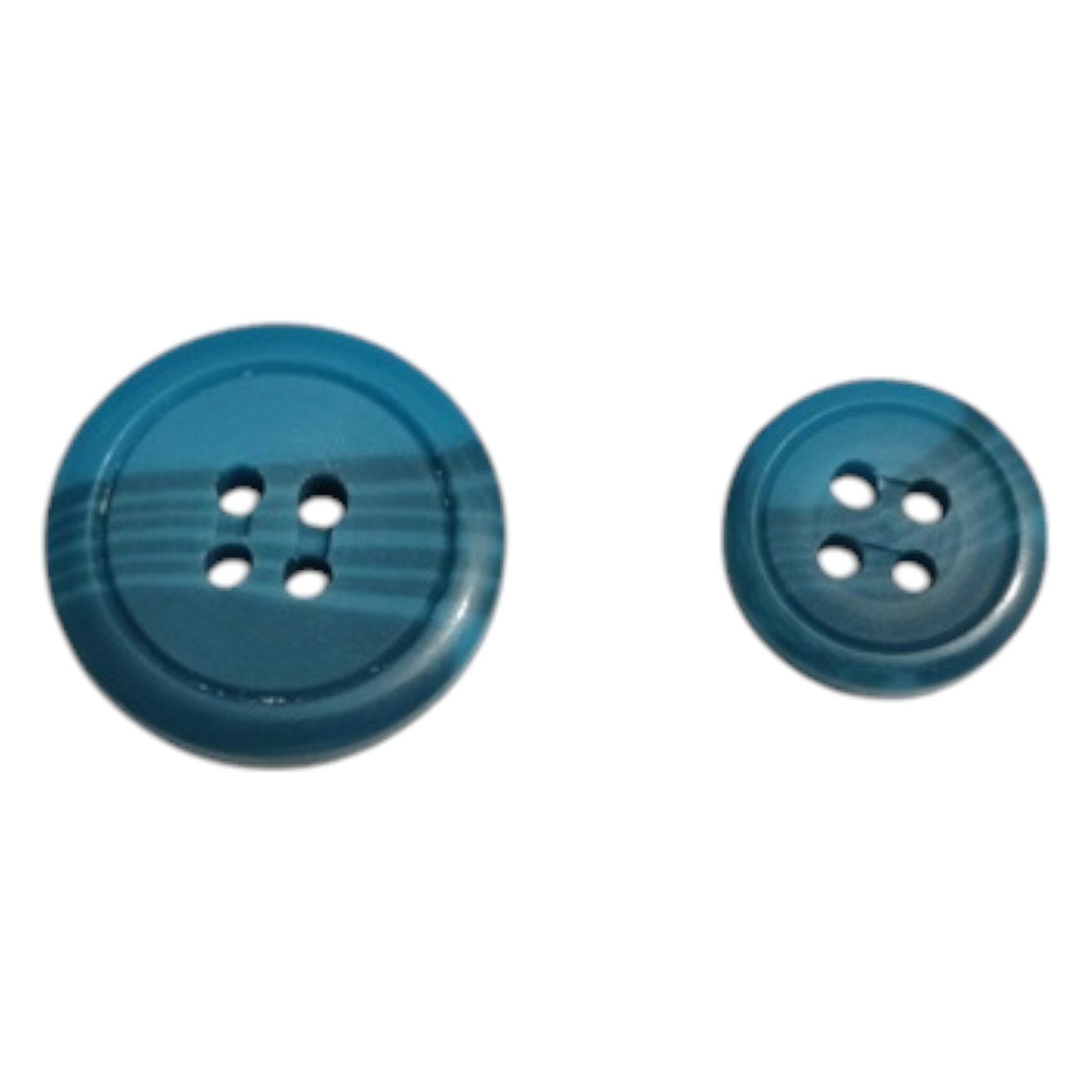 4-Hole Coat Buttons Plastic | Durable 6pc Pack