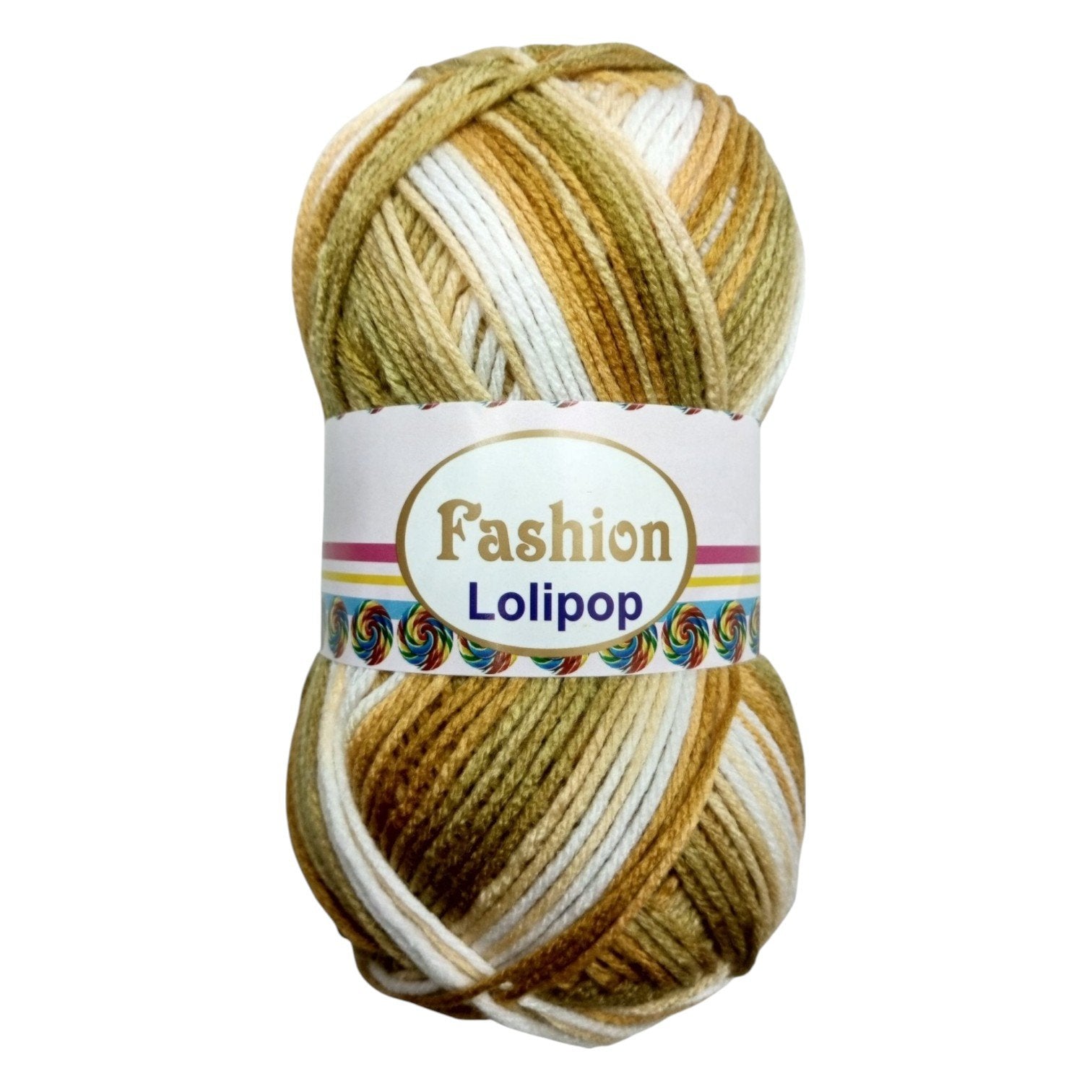 Fashion Lollipop Multi Wool Yarn – Colorful Acrylic Blend | 90–100g