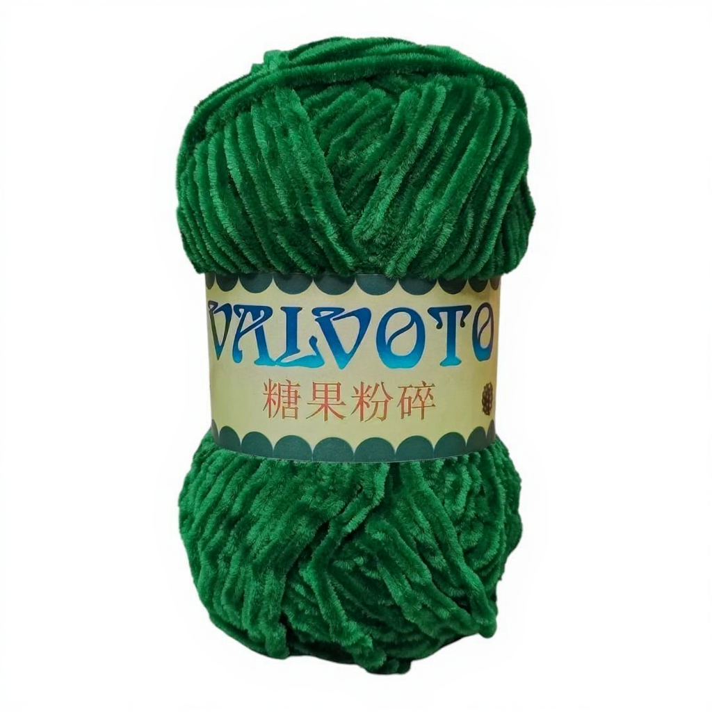 Valvoto Velvet Yarn (80g) | 100% Polyester | Soft & Plush