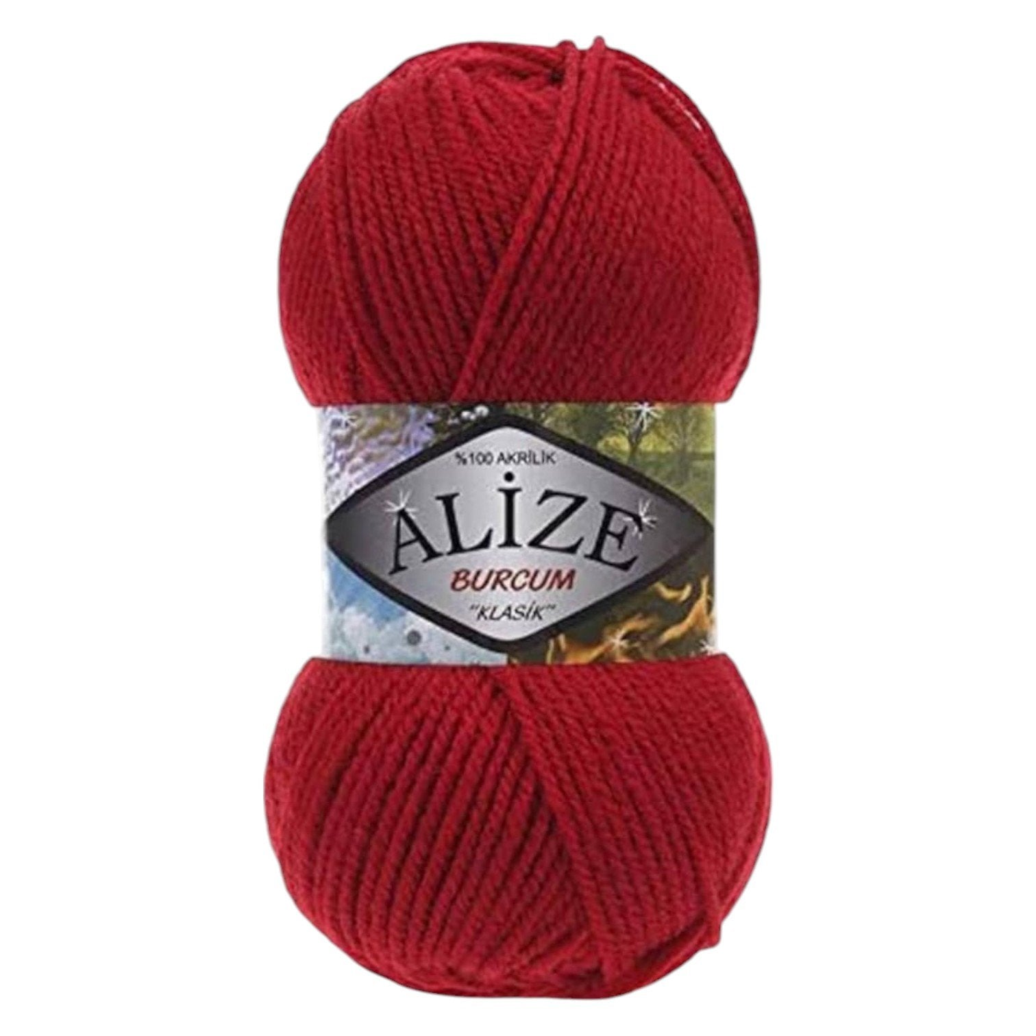 Alize Burcum Klasik Yarn – 100% Acrylic, 100g Skein, 210m