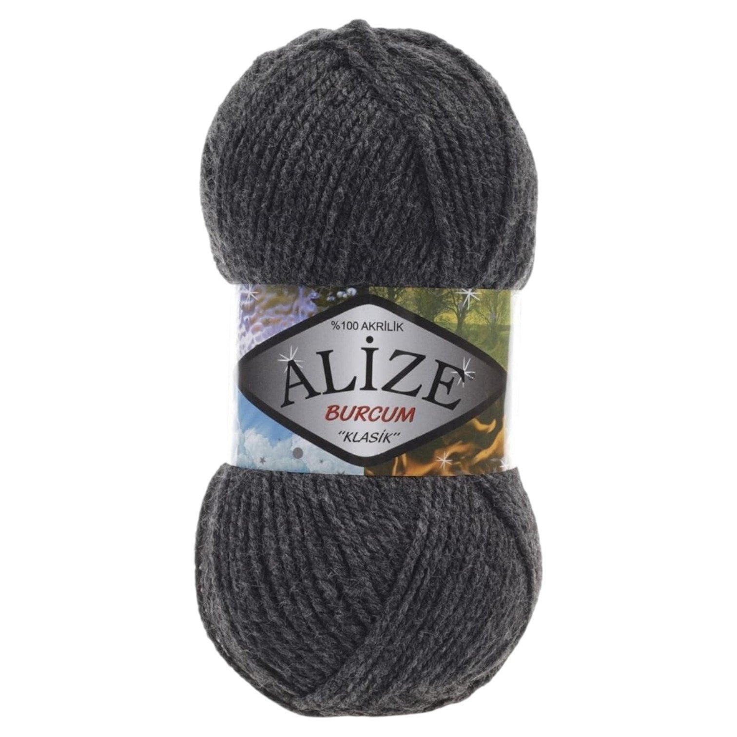 Alize Burcum Klasik Yarn – 100% Acrylic, 100g Skein, 210m