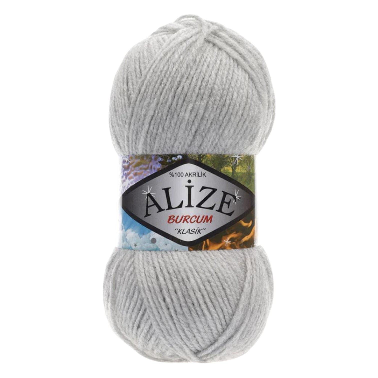 Alize Burcum Klasik Yarn – 100% Acrylic, 100g Skein, 210m
