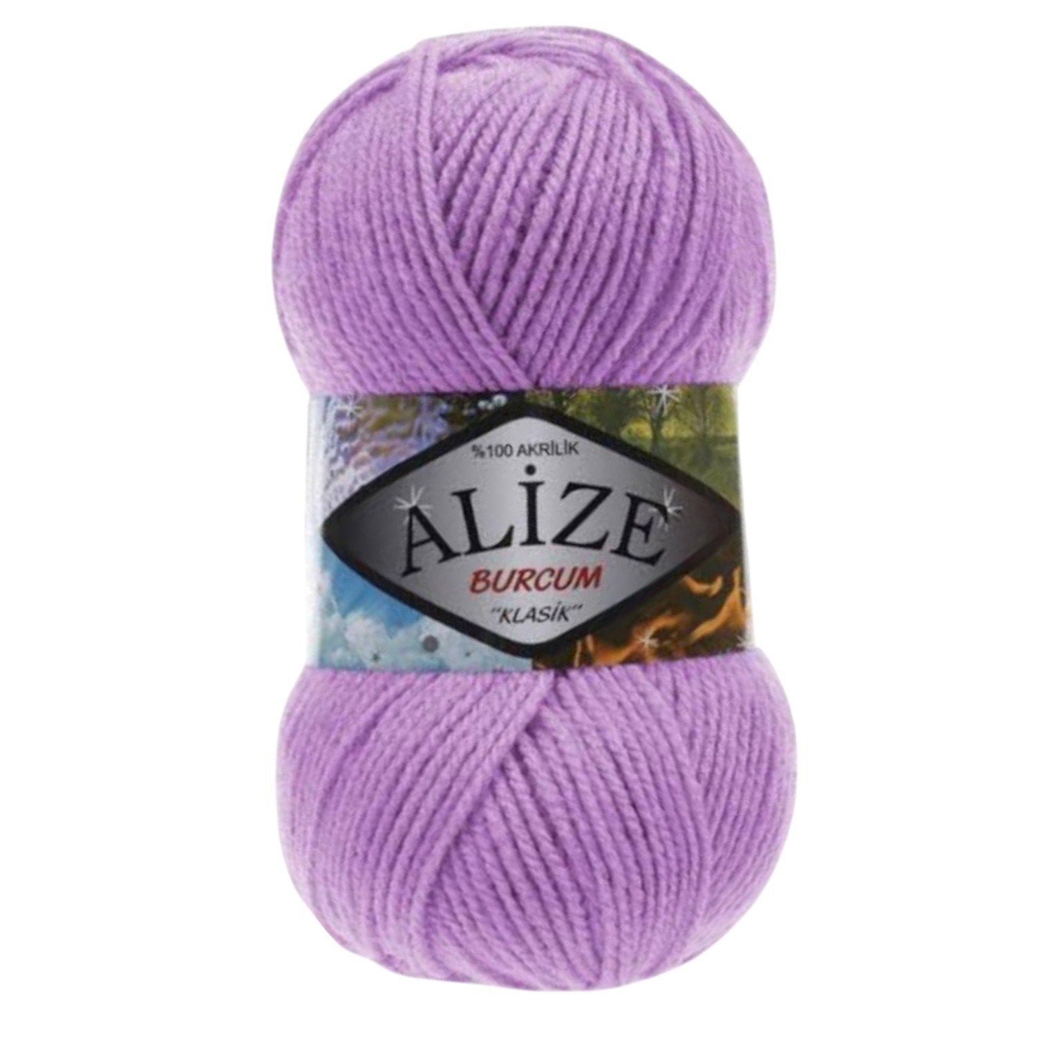 Alize Burcum Klasik Yarn – 100% Acrylic, 100g Skein, 210m