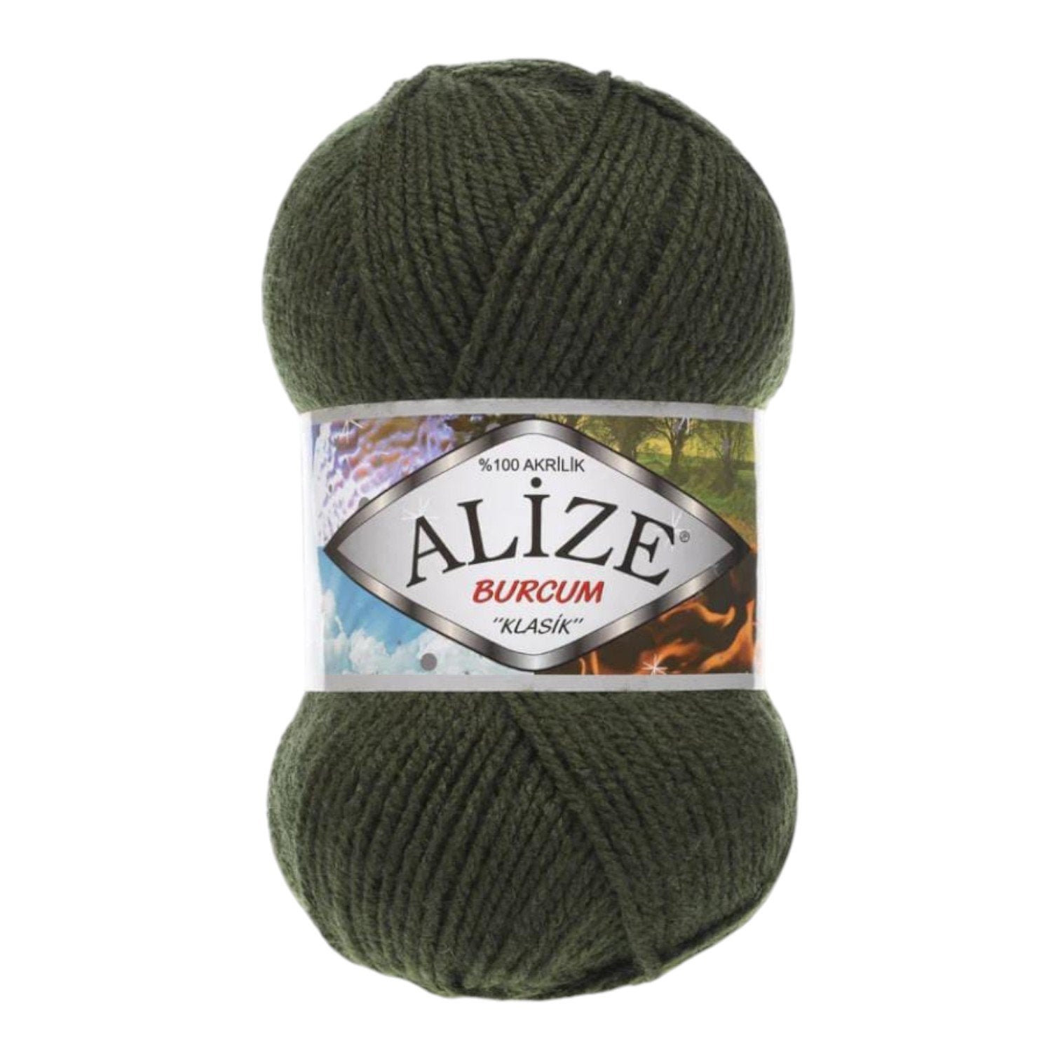Alize Burcum Klasik Yarn – 100% Acrylic, 100g Skein, 210m