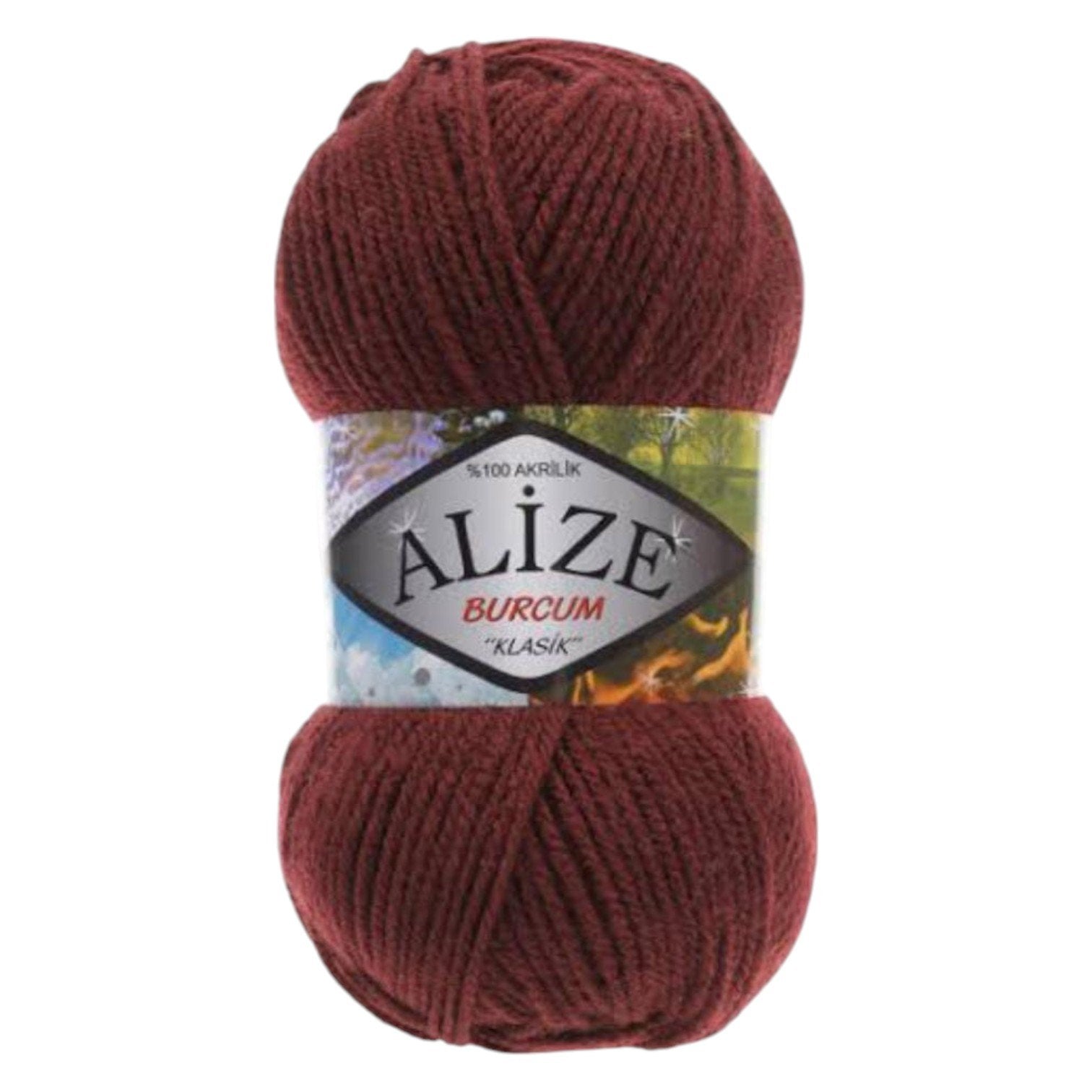 Alize Burcum Klasik Yarn – 100% Acrylic, 100g Skein, 210m