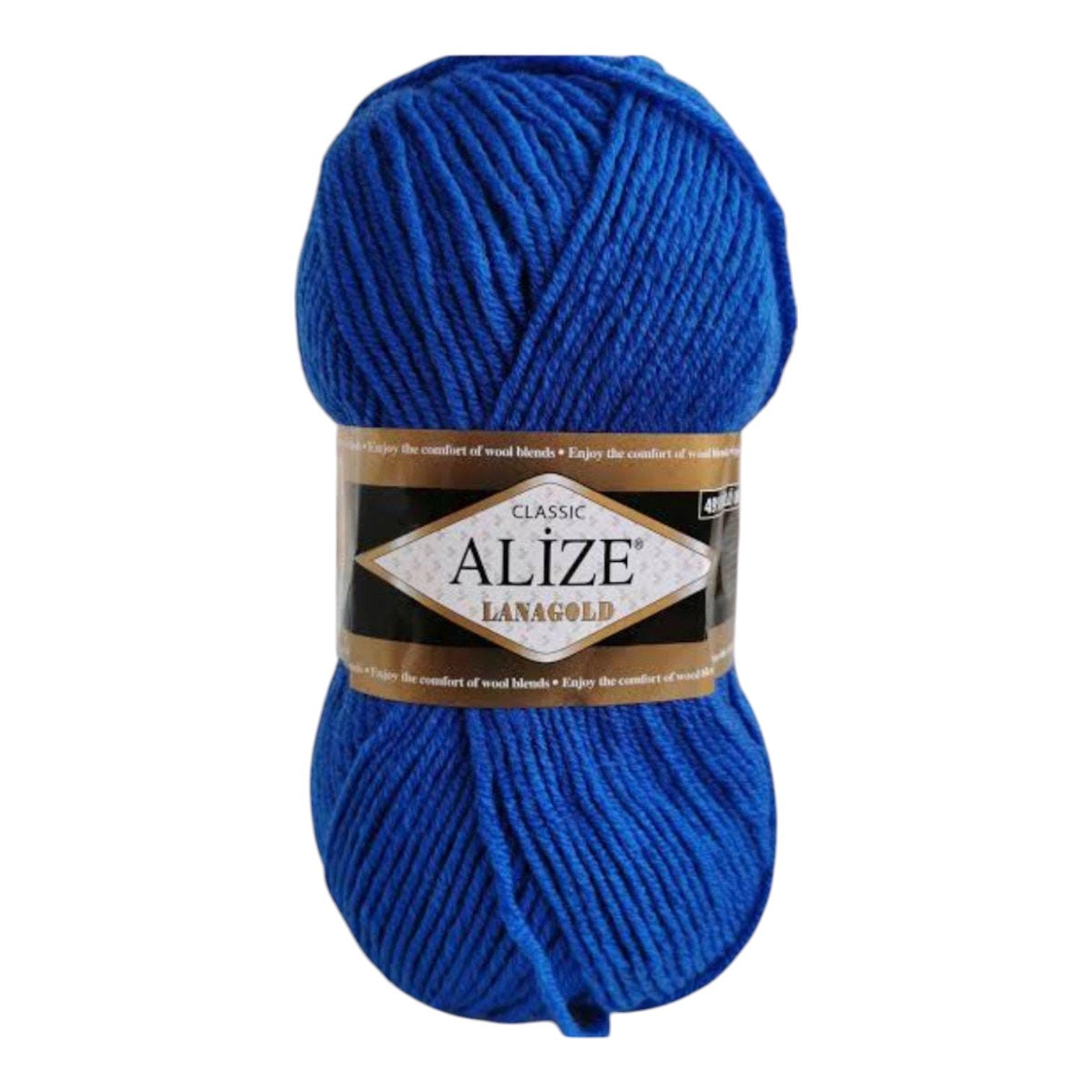 Alize Lanagold Wool Blend Yarn (49% Wool, 51% Acrylic)