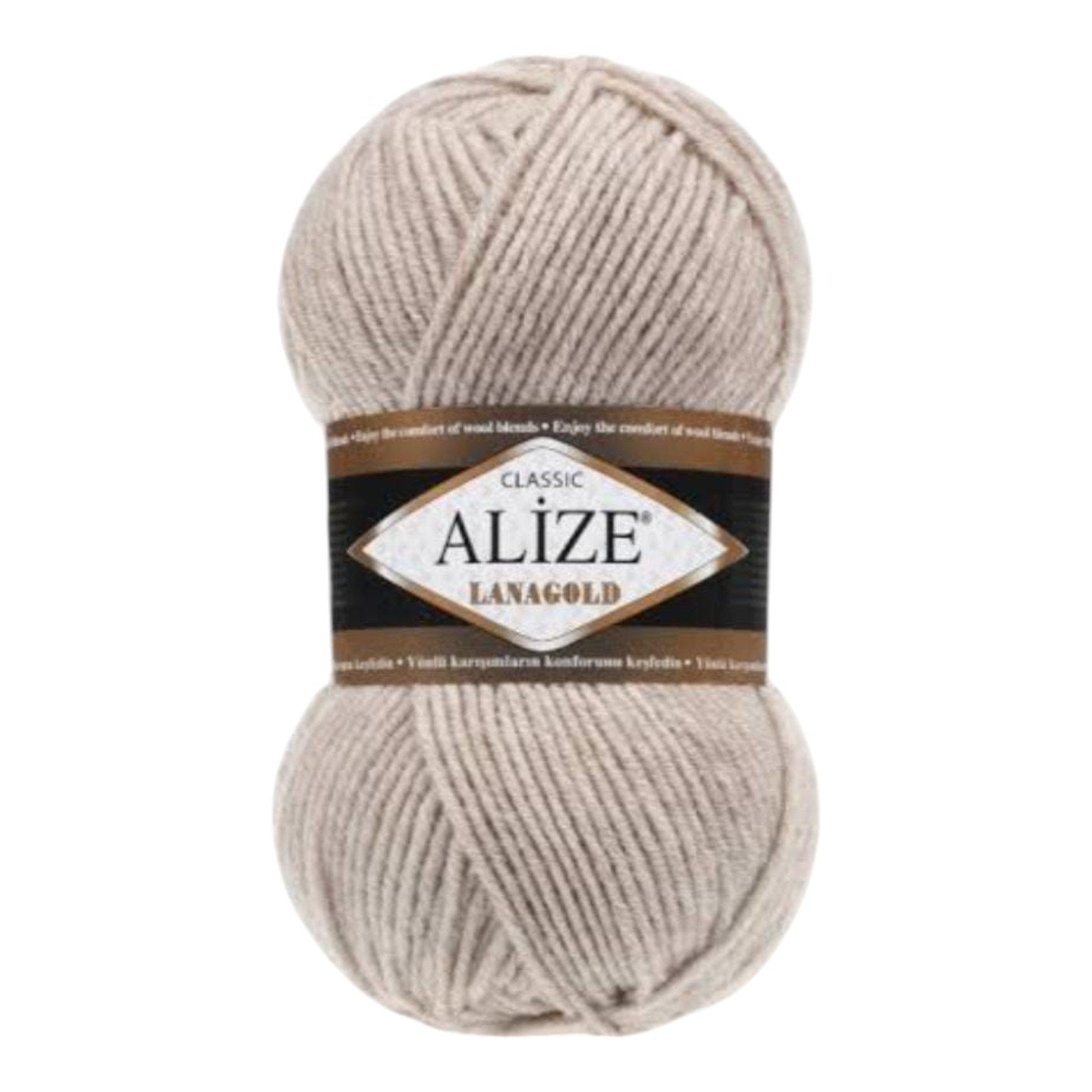 Alize Lanagold Wool Blend Yarn (49% Wool, 51% Acrylic)