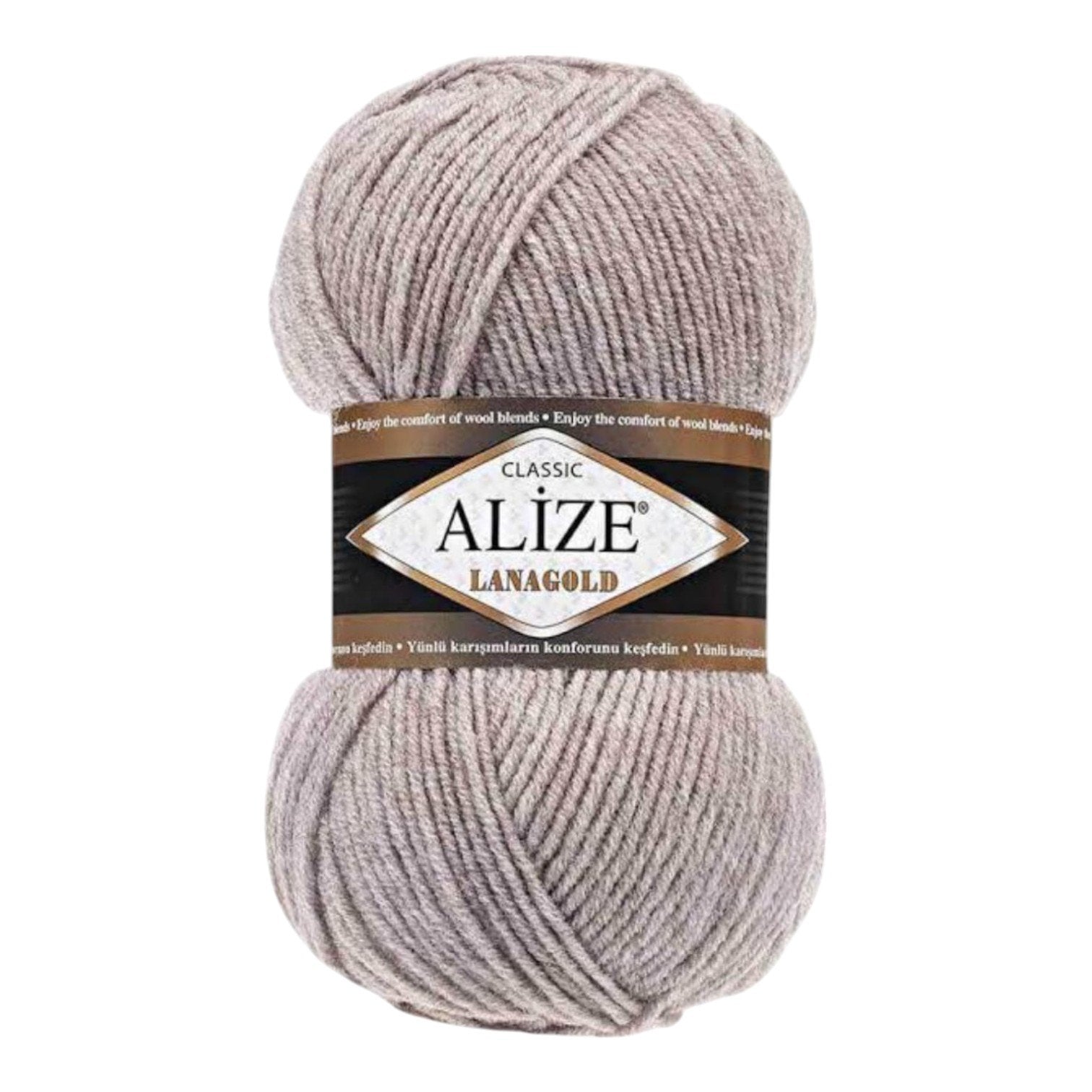 Alize Lanagold Wool Blend Yarn (49% Wool, 51% Acrylic)
