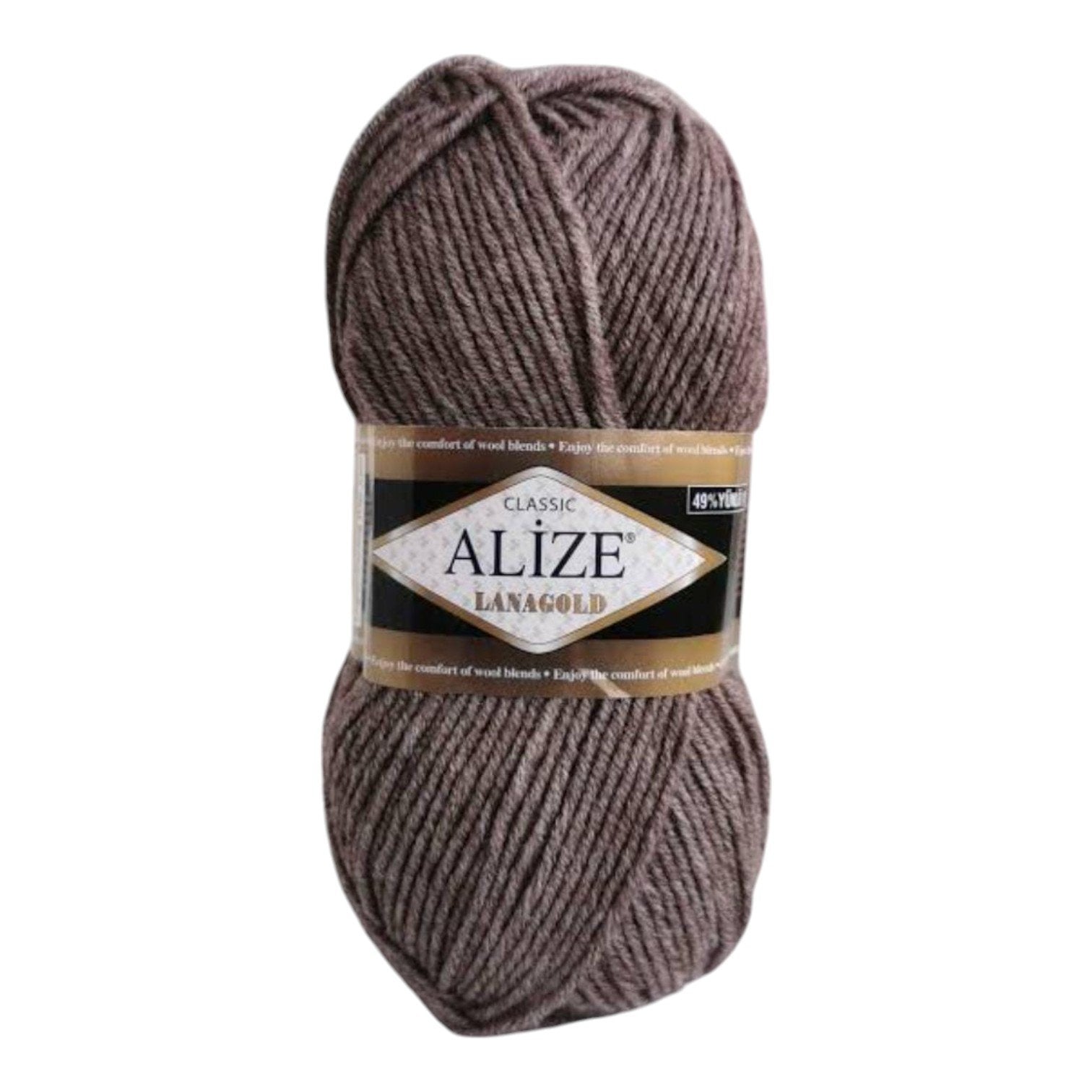 Alize Lanagold Wool Blend Yarn (49% Wool, 51% Acrylic)