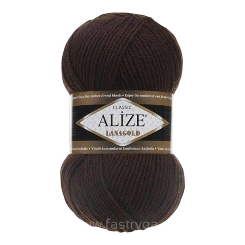 Alize Lanagold Wool Blend Yarn (49% Wool, 51% Acrylic)