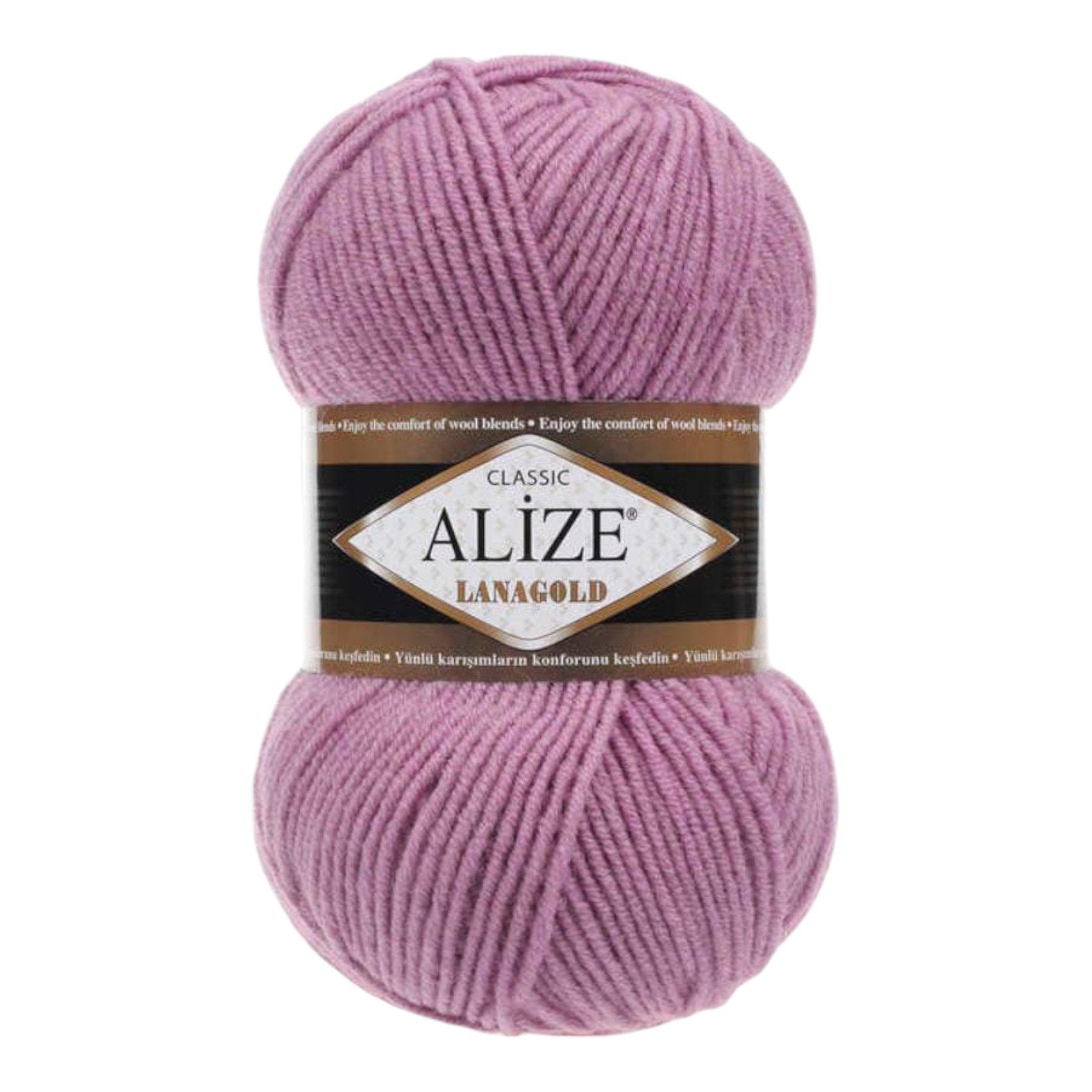 Alize Lanagold Wool Blend Yarn (49% Wool, 51% Acrylic)