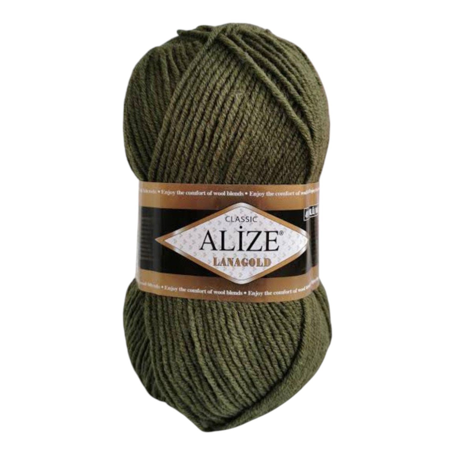 Alize Lanagold Wool Blend Yarn (49% Wool, 51% Acrylic)
